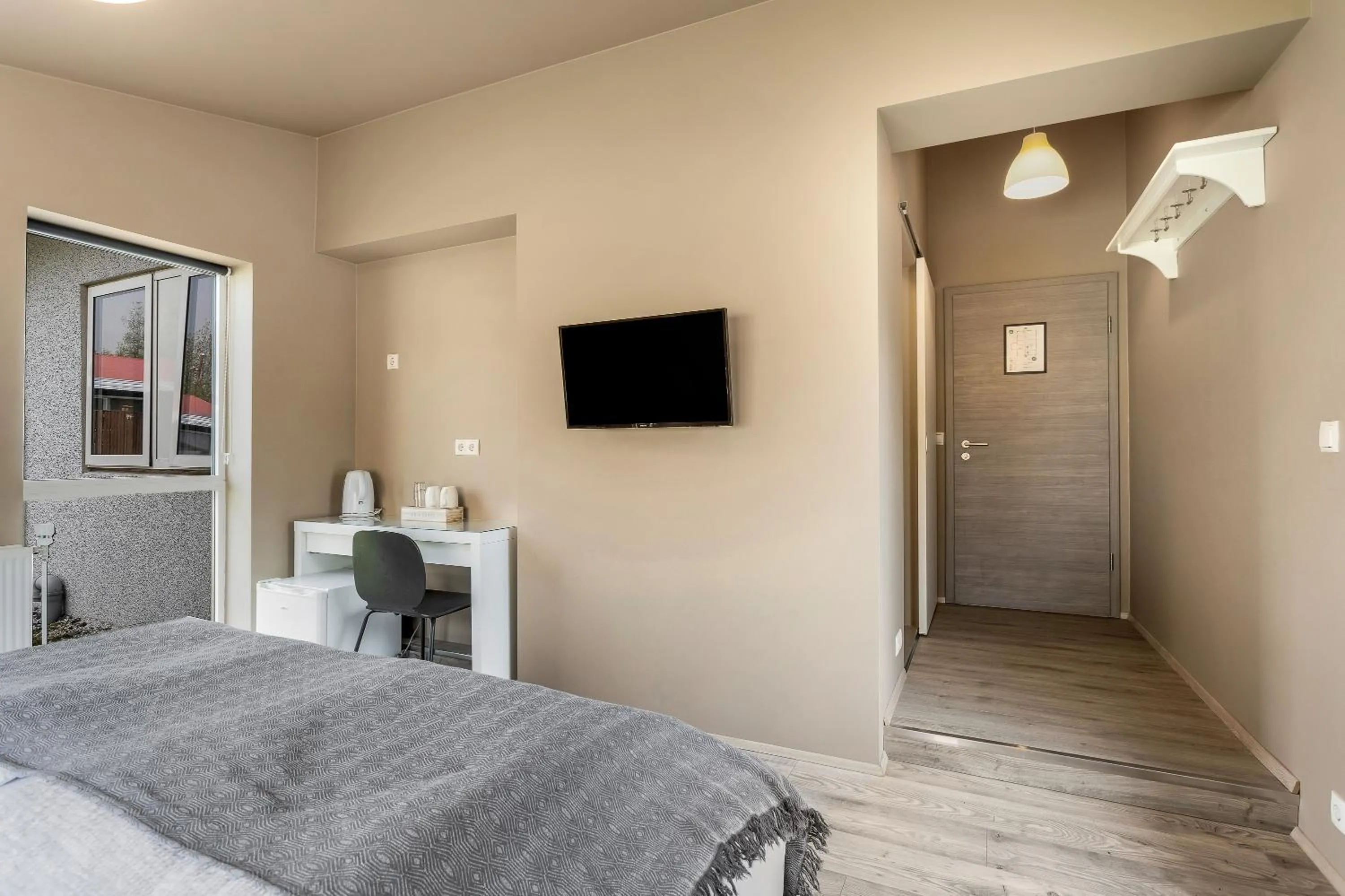 Bed in Reykjadalur Guesthouse