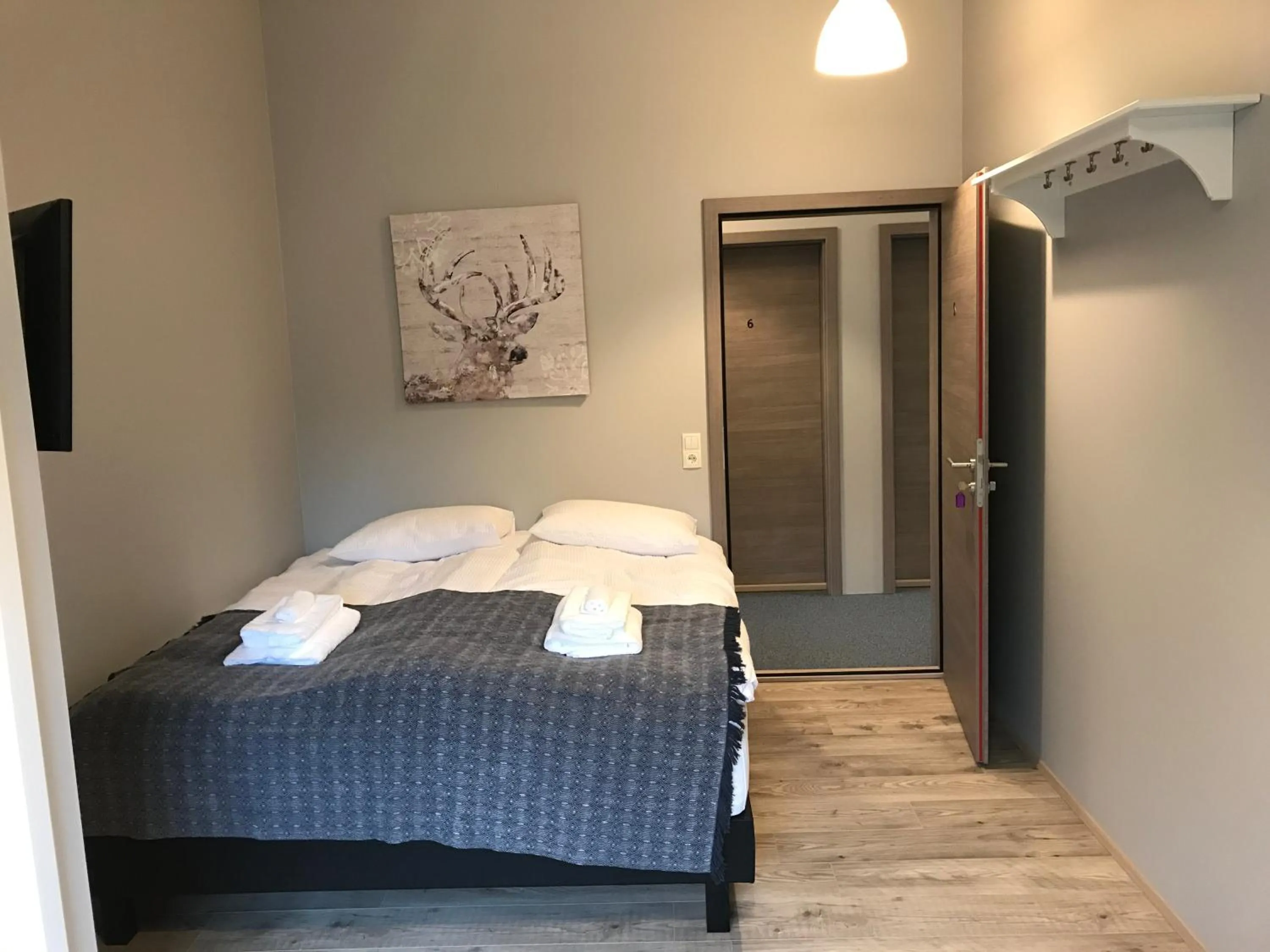 Bed in Reykjadalur Guesthouse