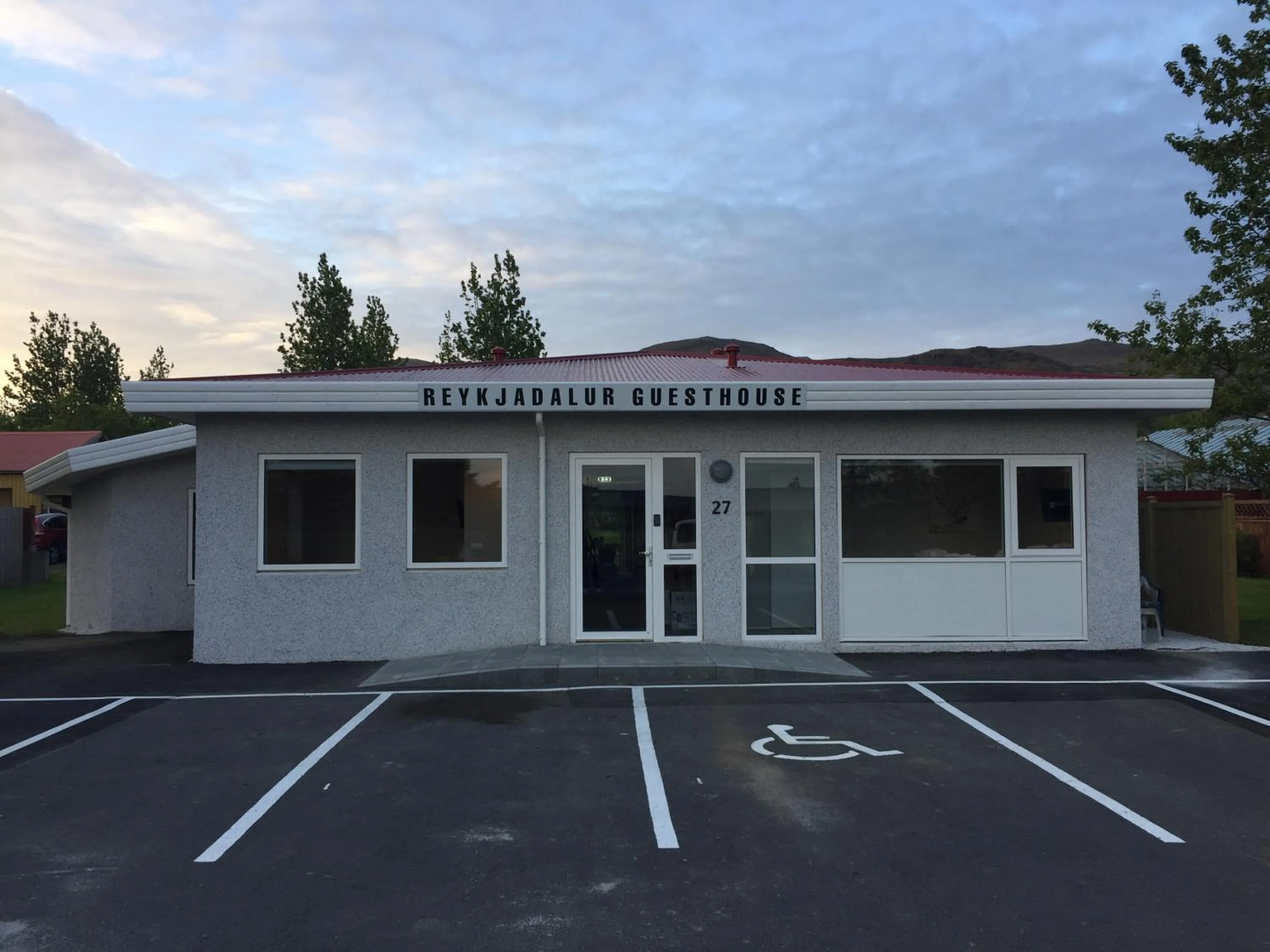 Property building in Reykjadalur Guesthouse