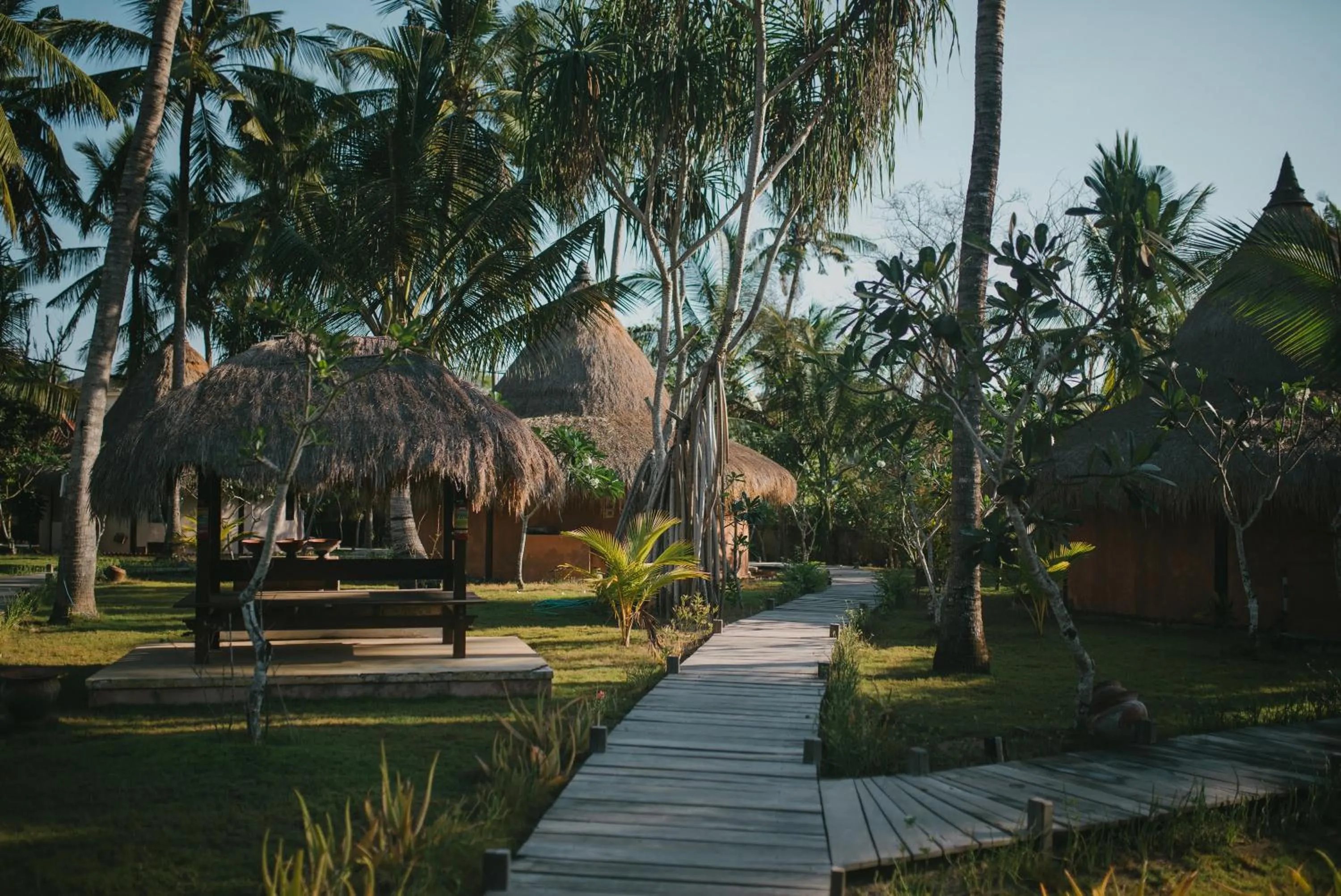 Garden in Le Nusa Beach Club