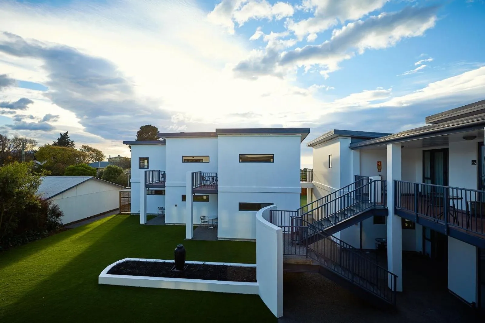 Bird's eye view in Kaikoura Quality Suites