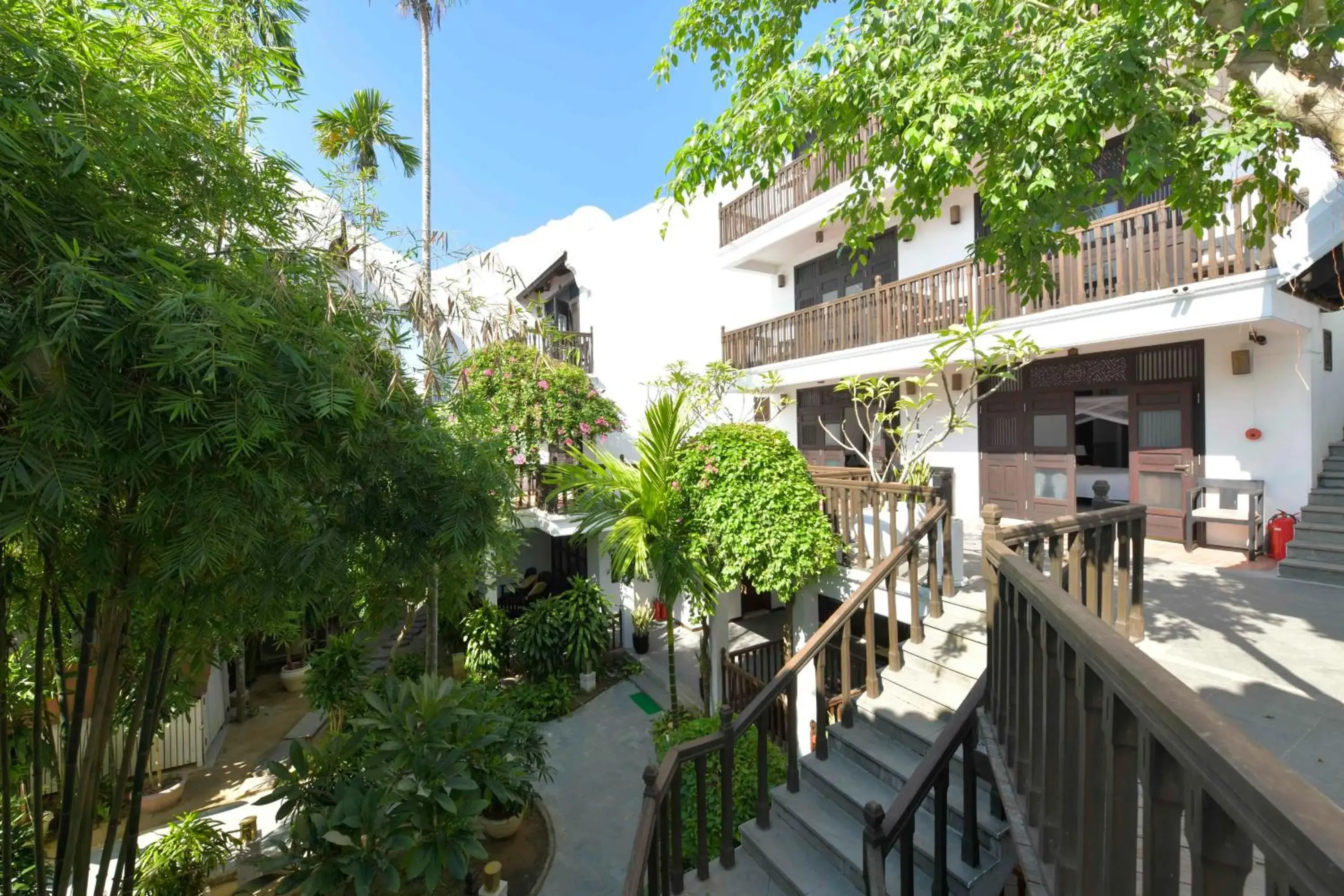 Garden view in Hoi An Ancient House Resort & Spa Garden view in Hoi An Ancient House Resort & Spa
