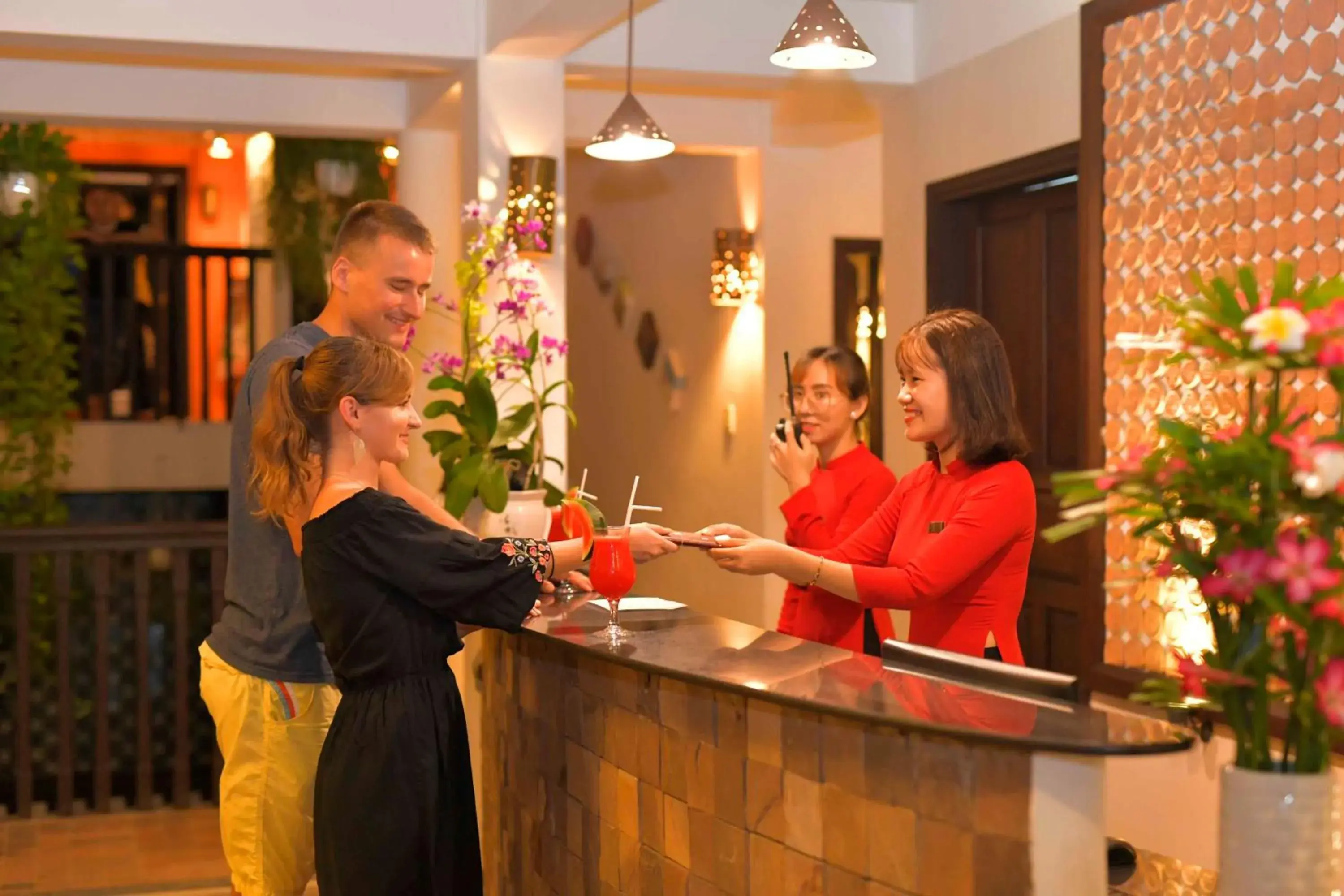Lobby or reception in Hoi An Ancient House Resort & Spa Lobby or reception in Hoi An Ancient House Resort & Spa