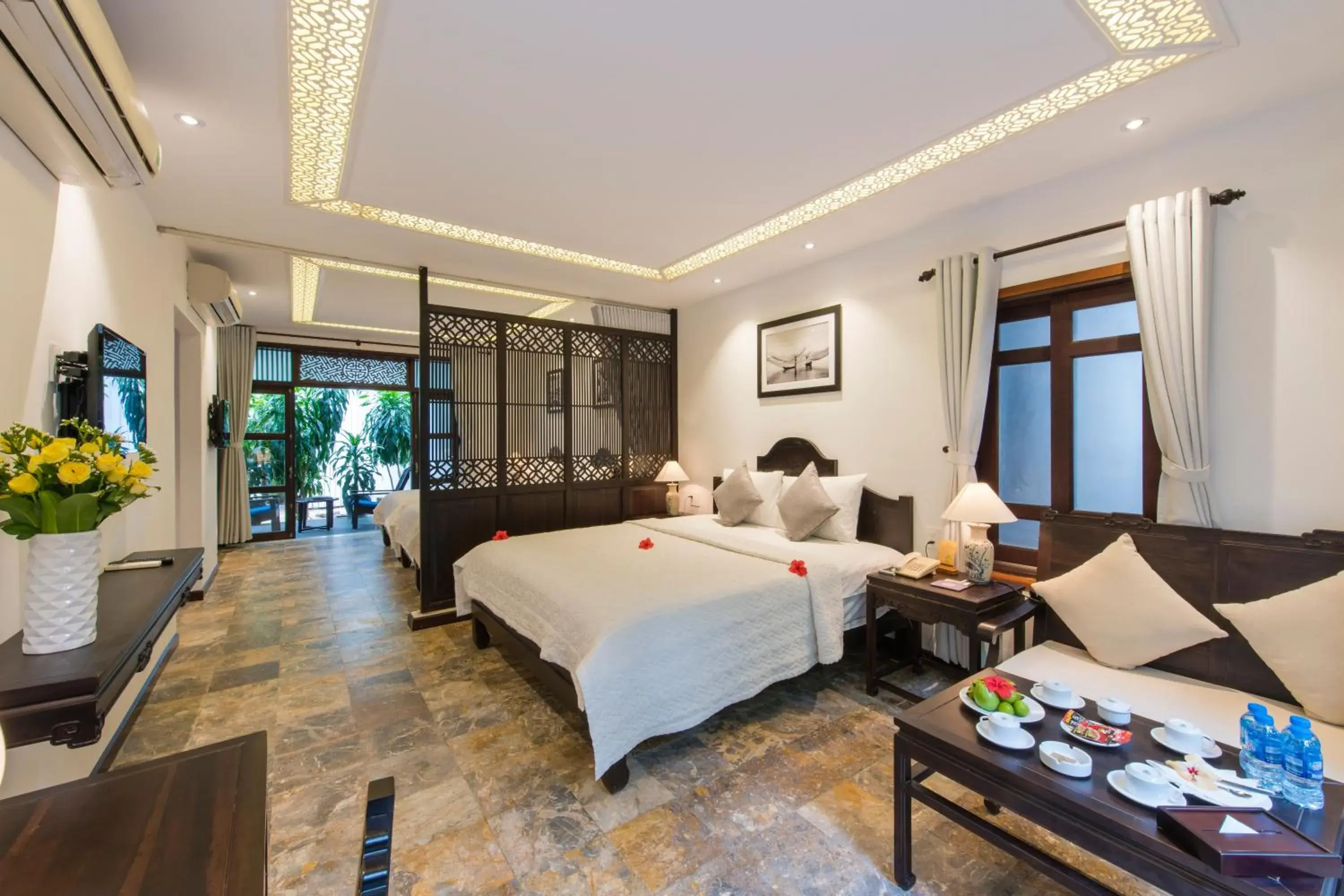 Bedroom, Bed in Hoi An Ancient House Resort & Spa Bedroom, Bed in Hoi An Ancient House Resort & Spa