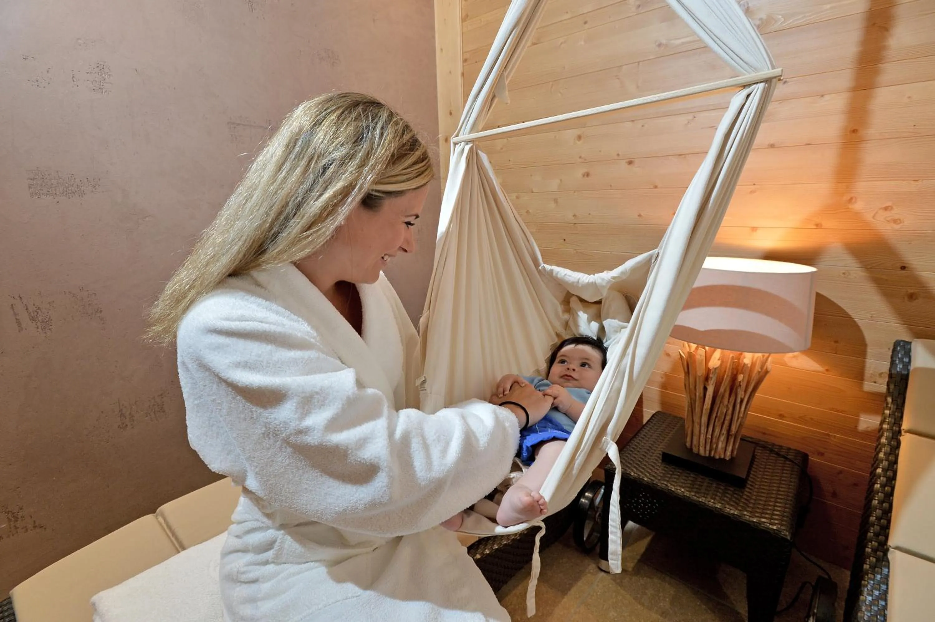 Decorative detail, Bed in Hotel Babymio