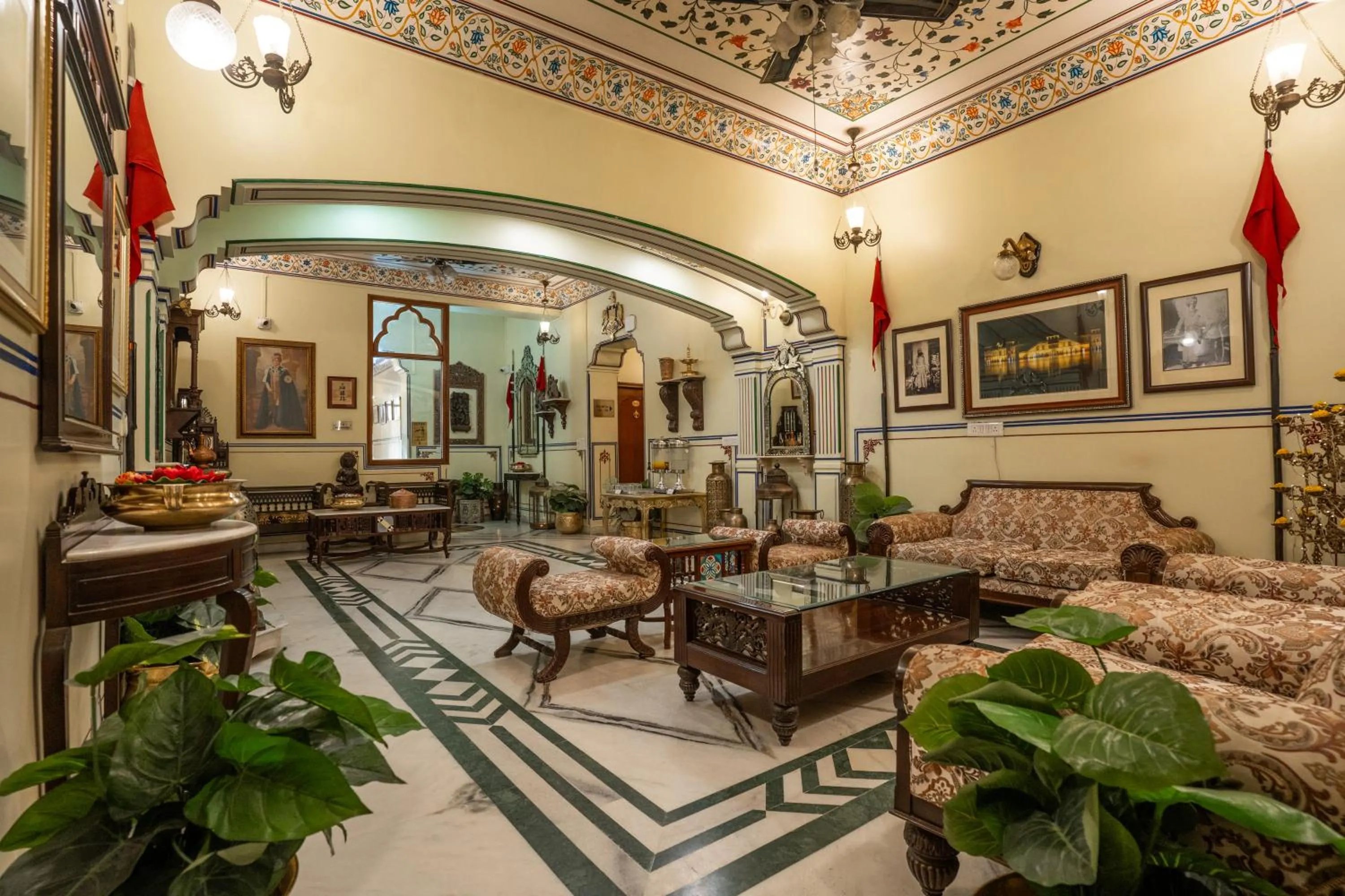Living room in Umaid Bhawan - A Heritage Style Boutique Hotel