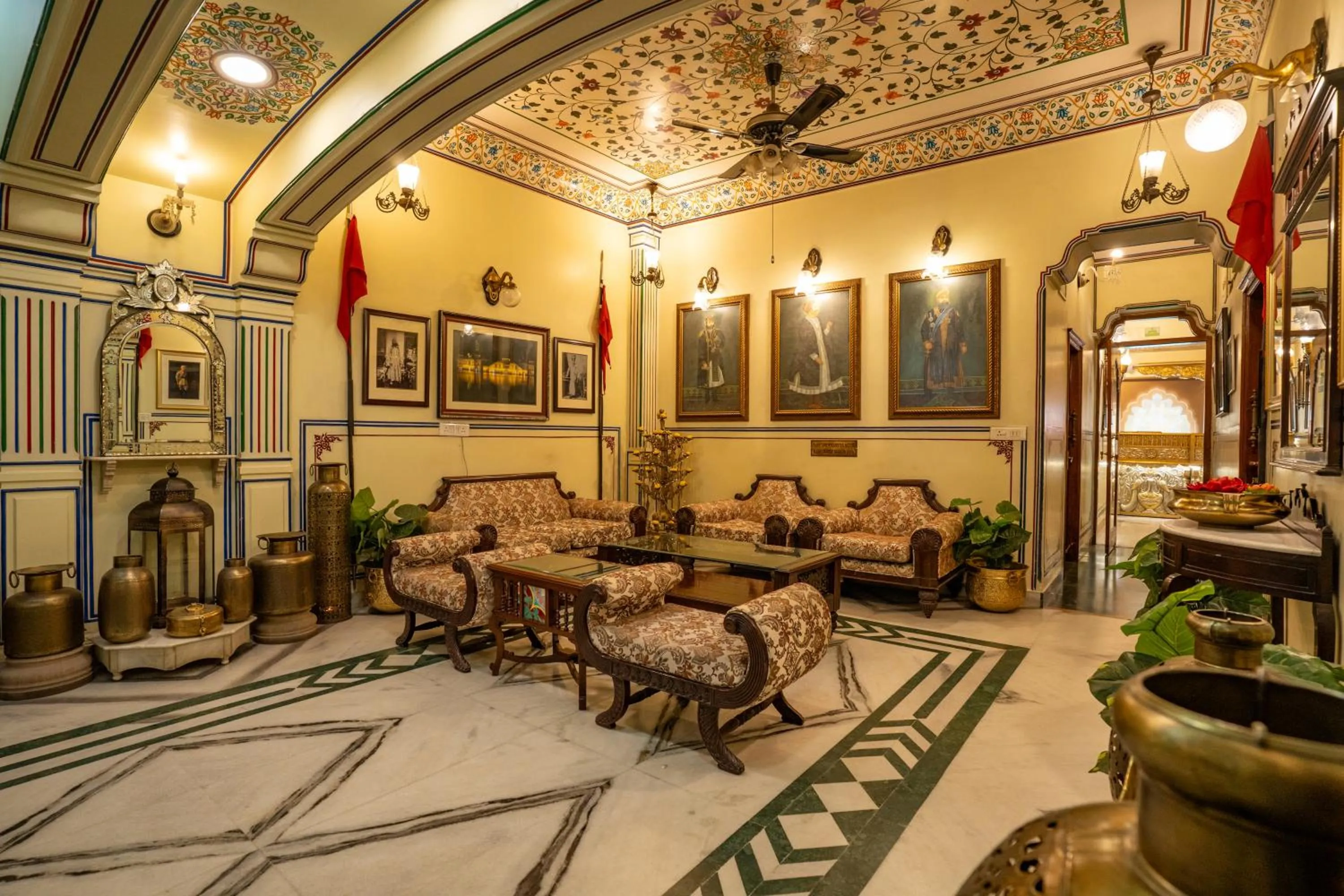 Living room in Umaid Bhawan - A Heritage Style Boutique Hotel