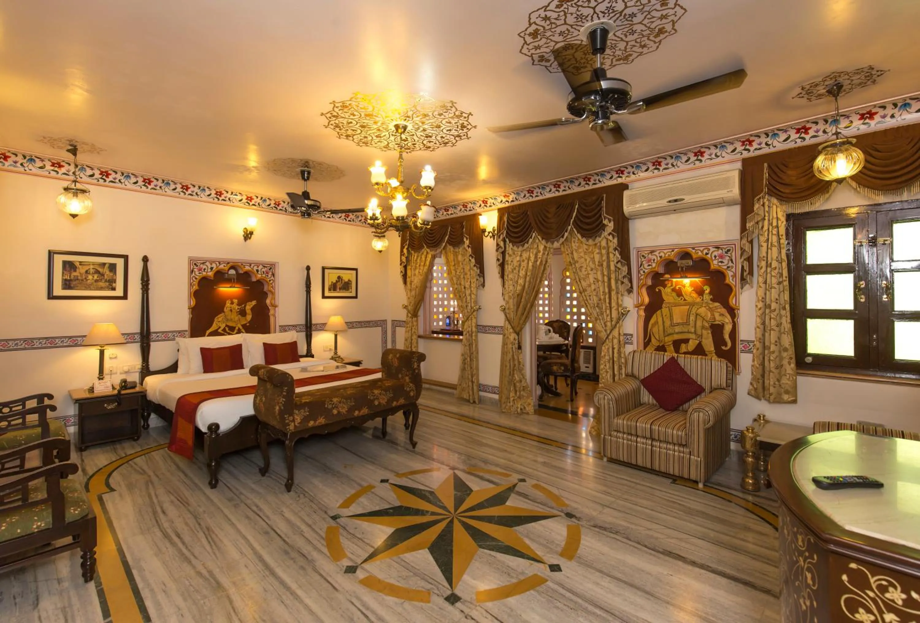 Bedroom, Bed in Umaid Bhawan - A Heritage Style Boutique Hotel