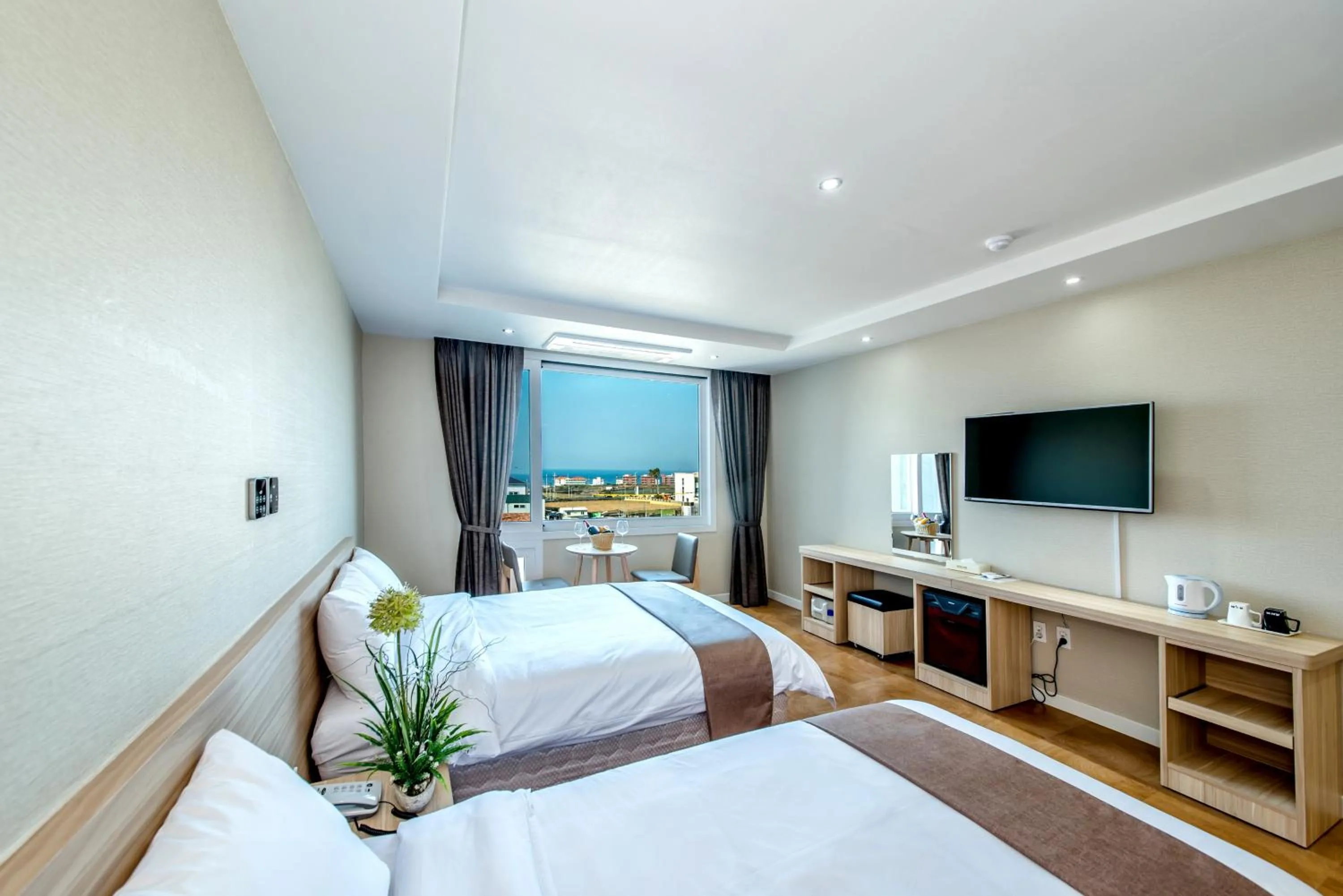 Bed in Jeju In Hotel