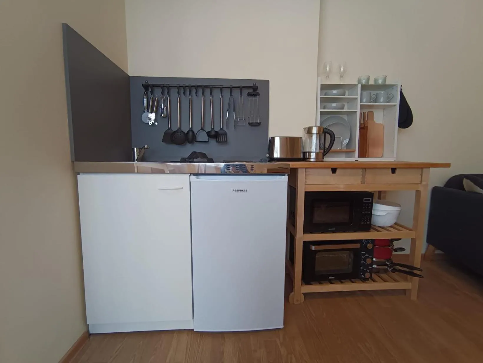 Kitchen or kitchenette in Viru Backpackers Hostel