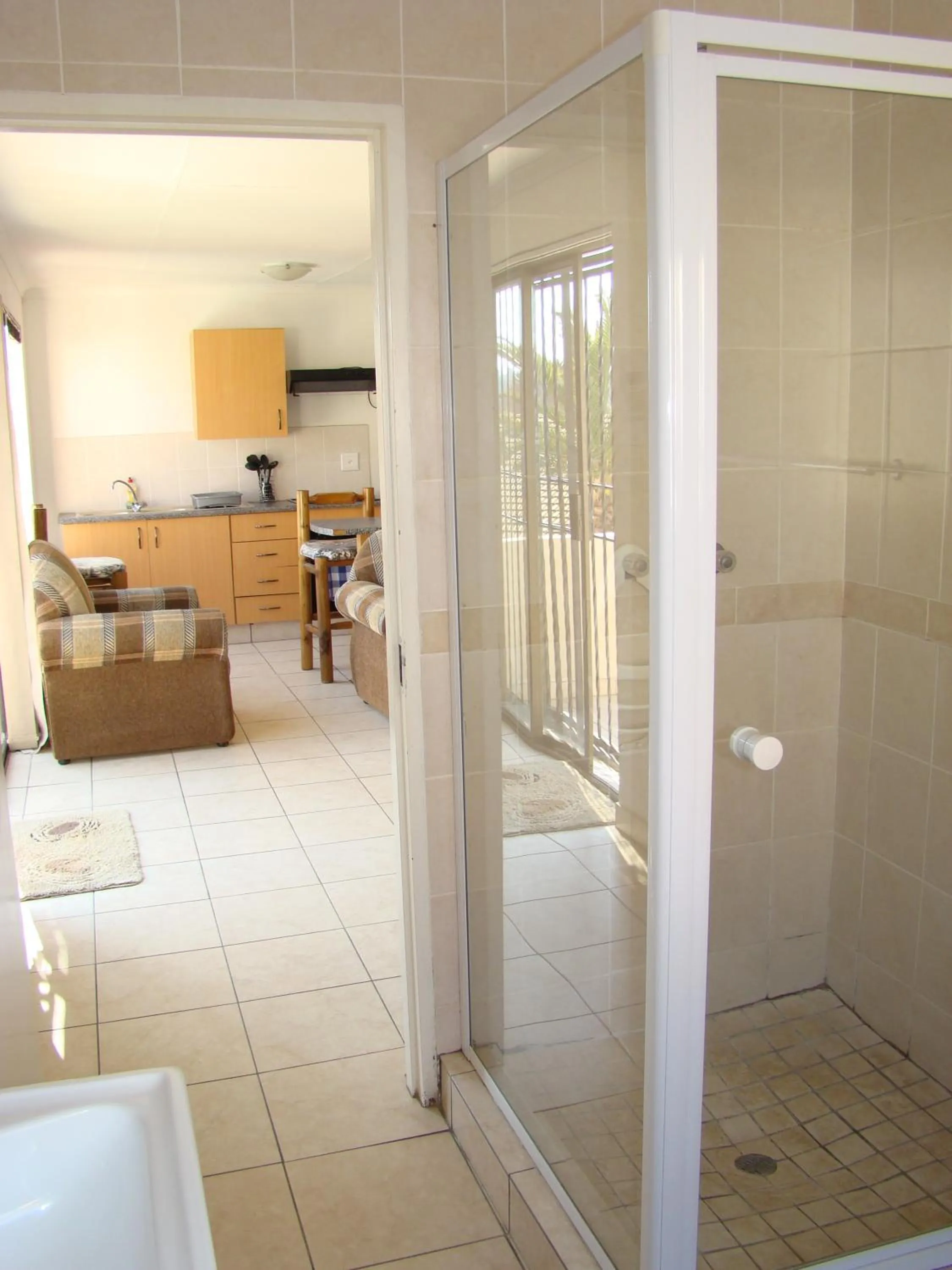 Shower in Louhallas Accommodation