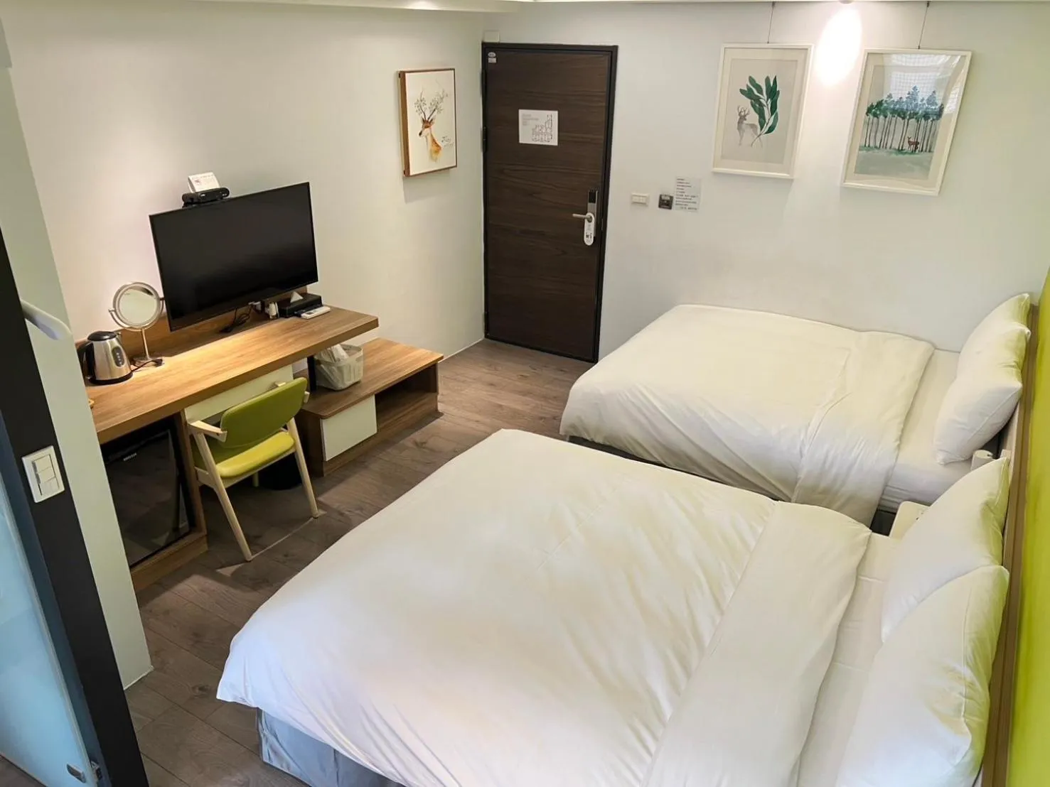 Bed in Greenight Hotel