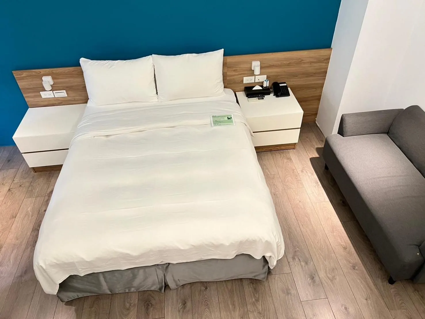 Bed in Greenight Hotel