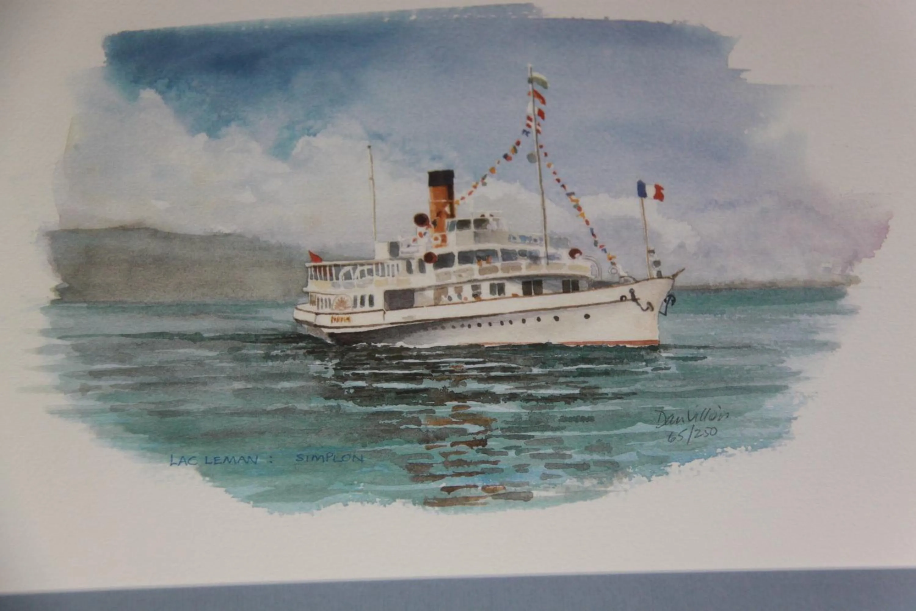 Decorative detail in Hôtel Restaurant Du Port