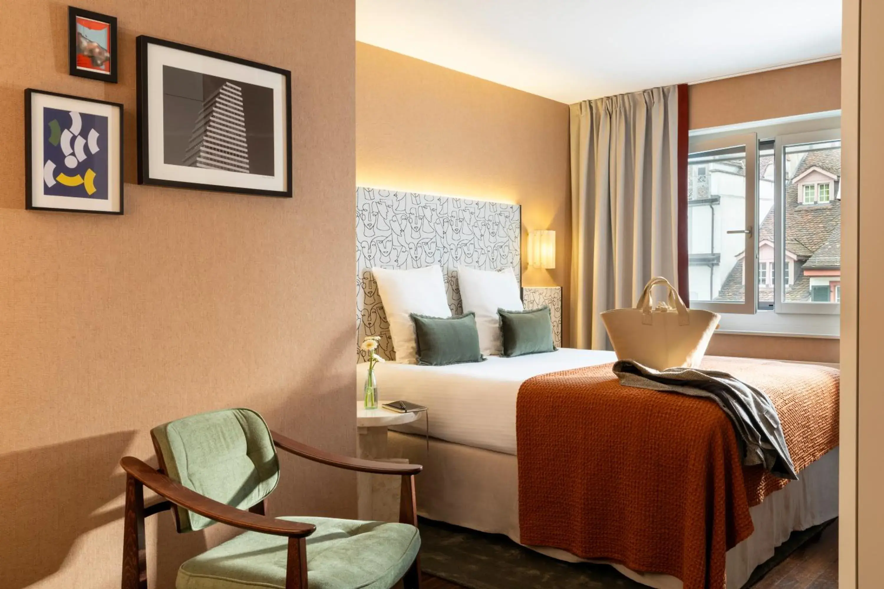 Bedroom, Bed in Hotel D - Basel - Fully Renovated 2025 Bedroom, Bed in Hotel D - Basel - Fully Renovated 2025