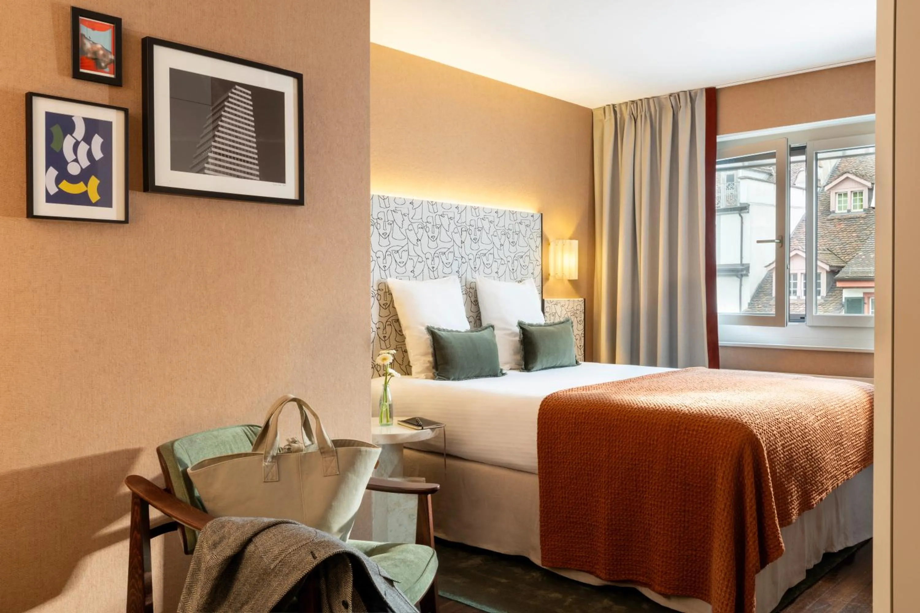 Bedroom, Bed in Hotel D - Basel - Fully Renovated 2025