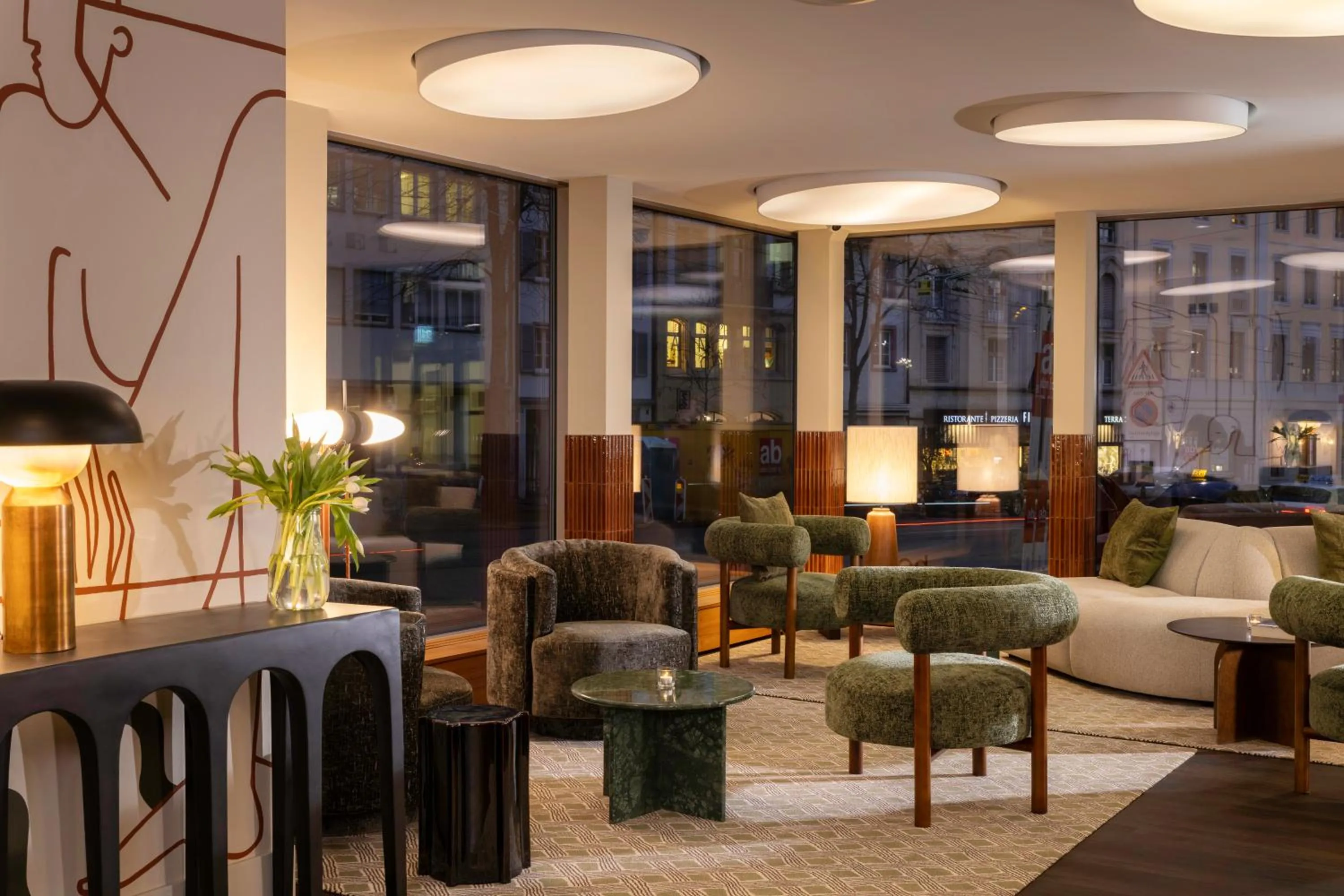 Living room in Hotel D - Basel - Fully Renovated 2025