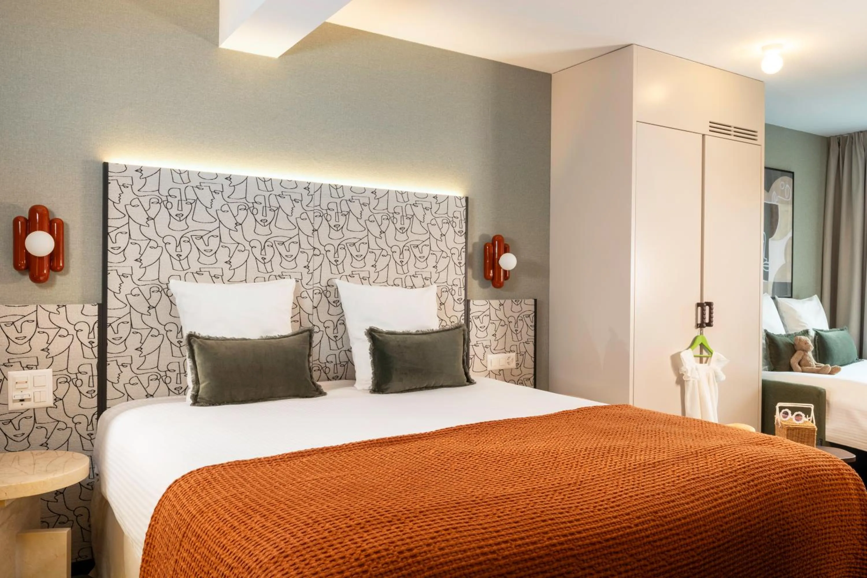 Bedroom, Bed in Hotel D - Basel - Fully Renovated 2025