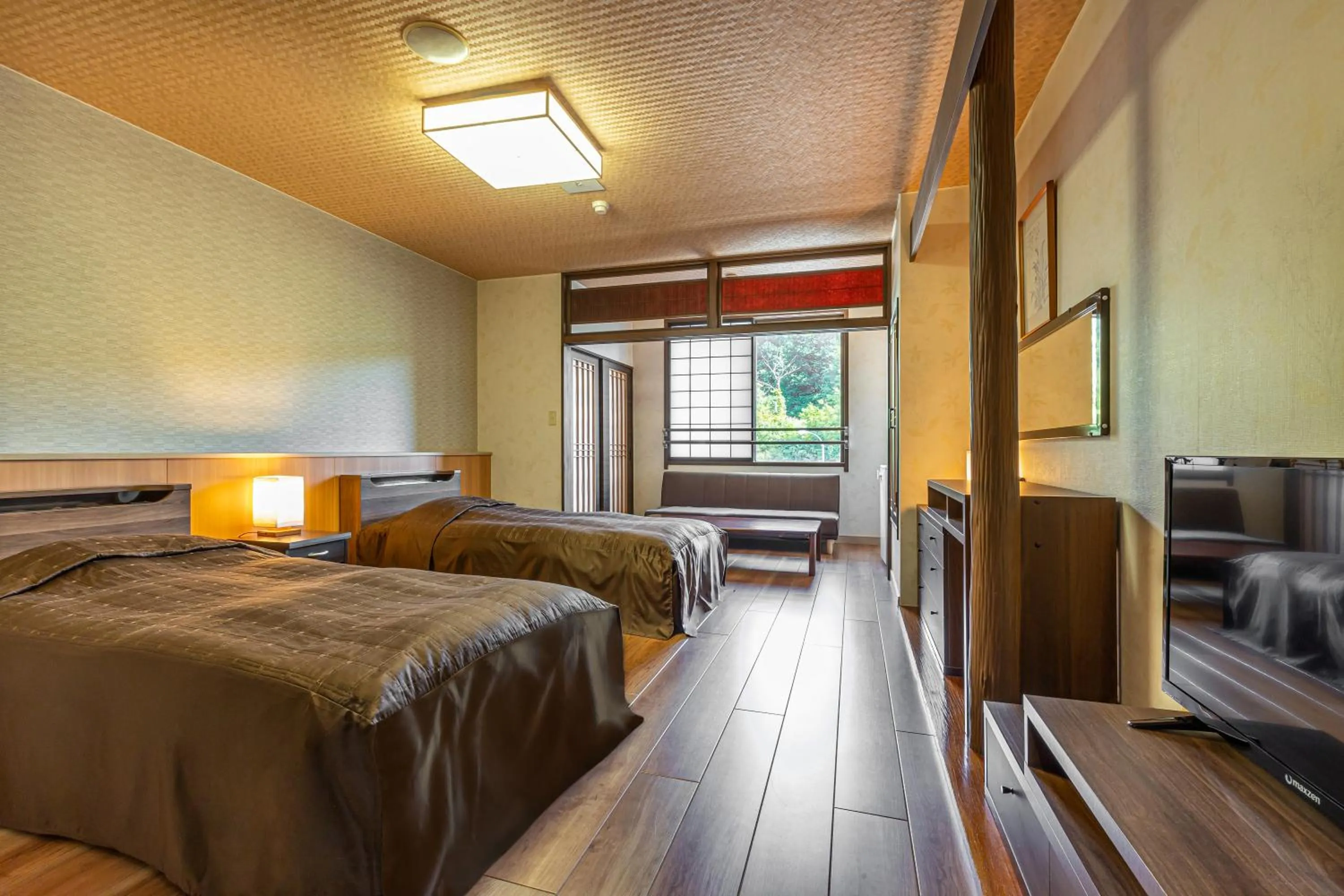 Photo of the whole room, Bed in KAMENOI HOTEL Tazawako