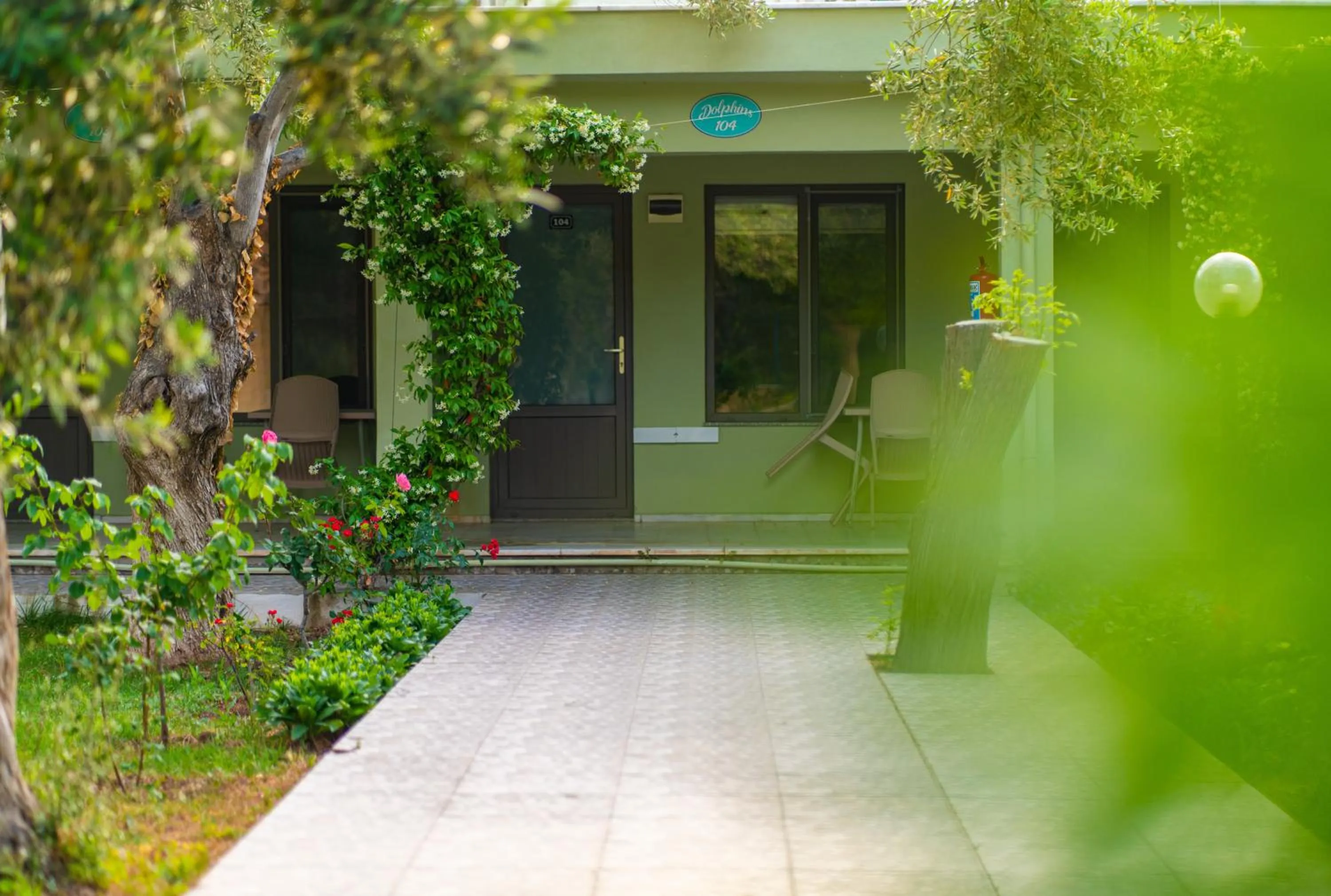 Garden in Kayalar Blue Beach Hotel