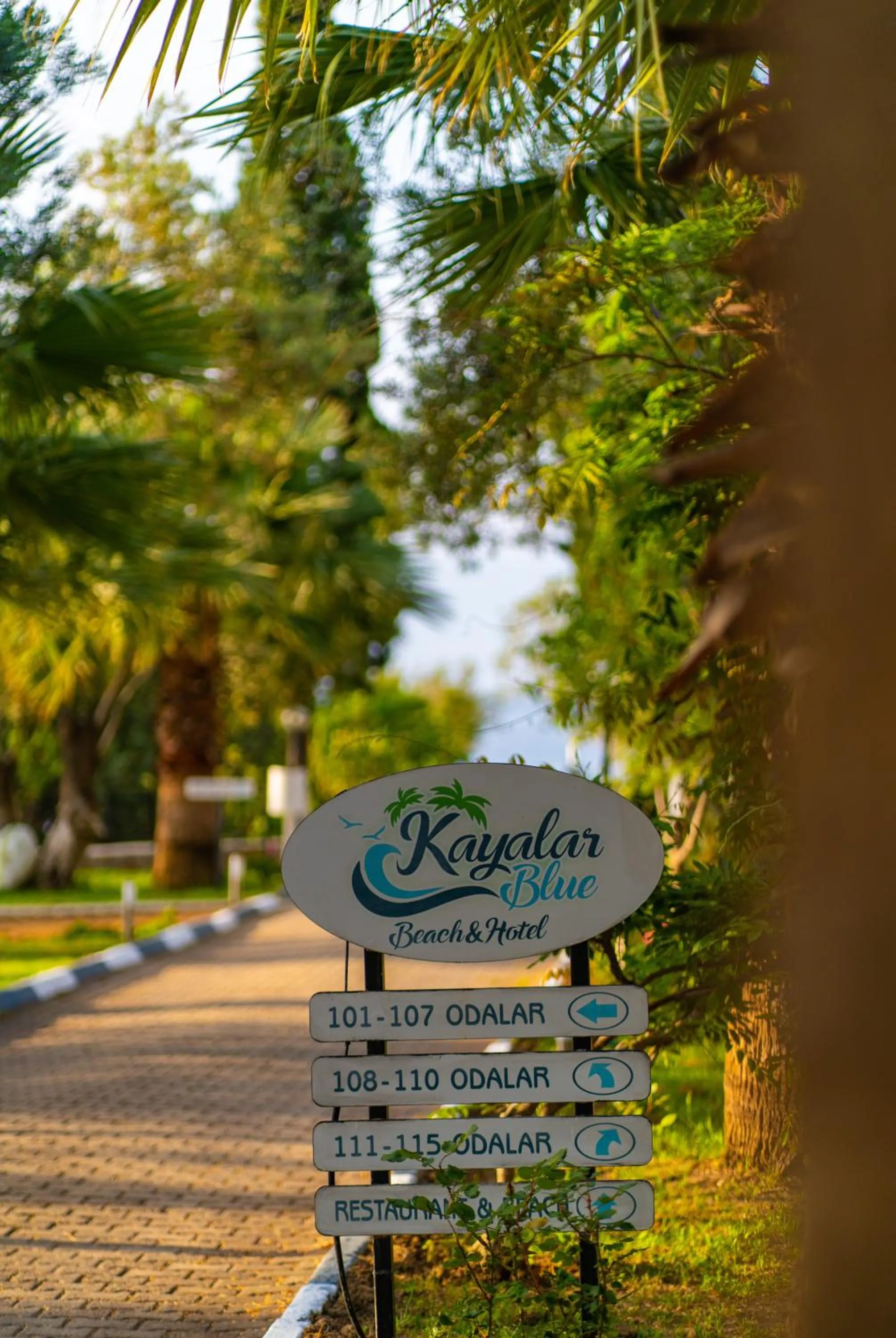 Property logo or sign in Kayalar Blue Beach Hotel