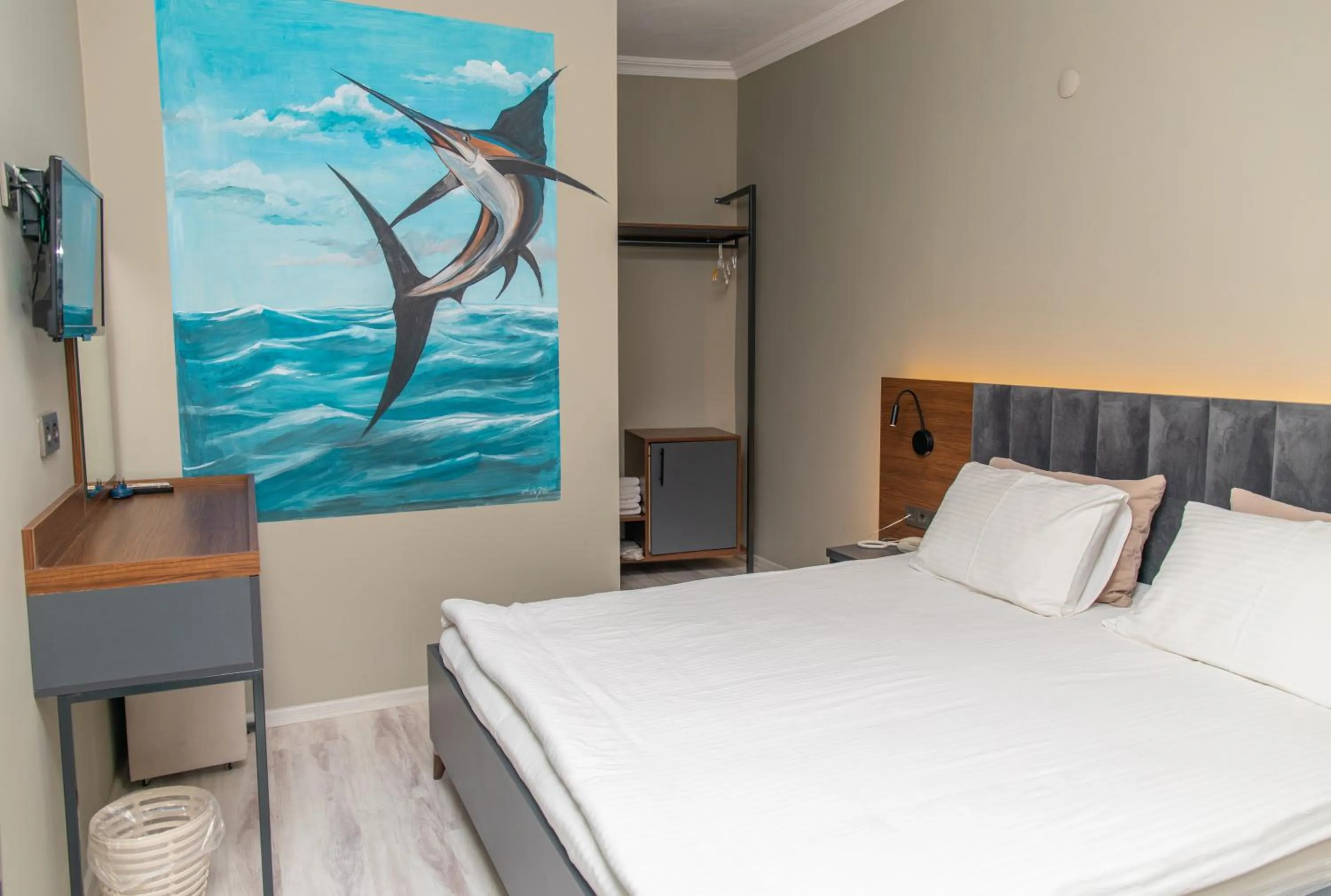 Photo of the whole room, Bed in Kayalar Blue Beach Hotel