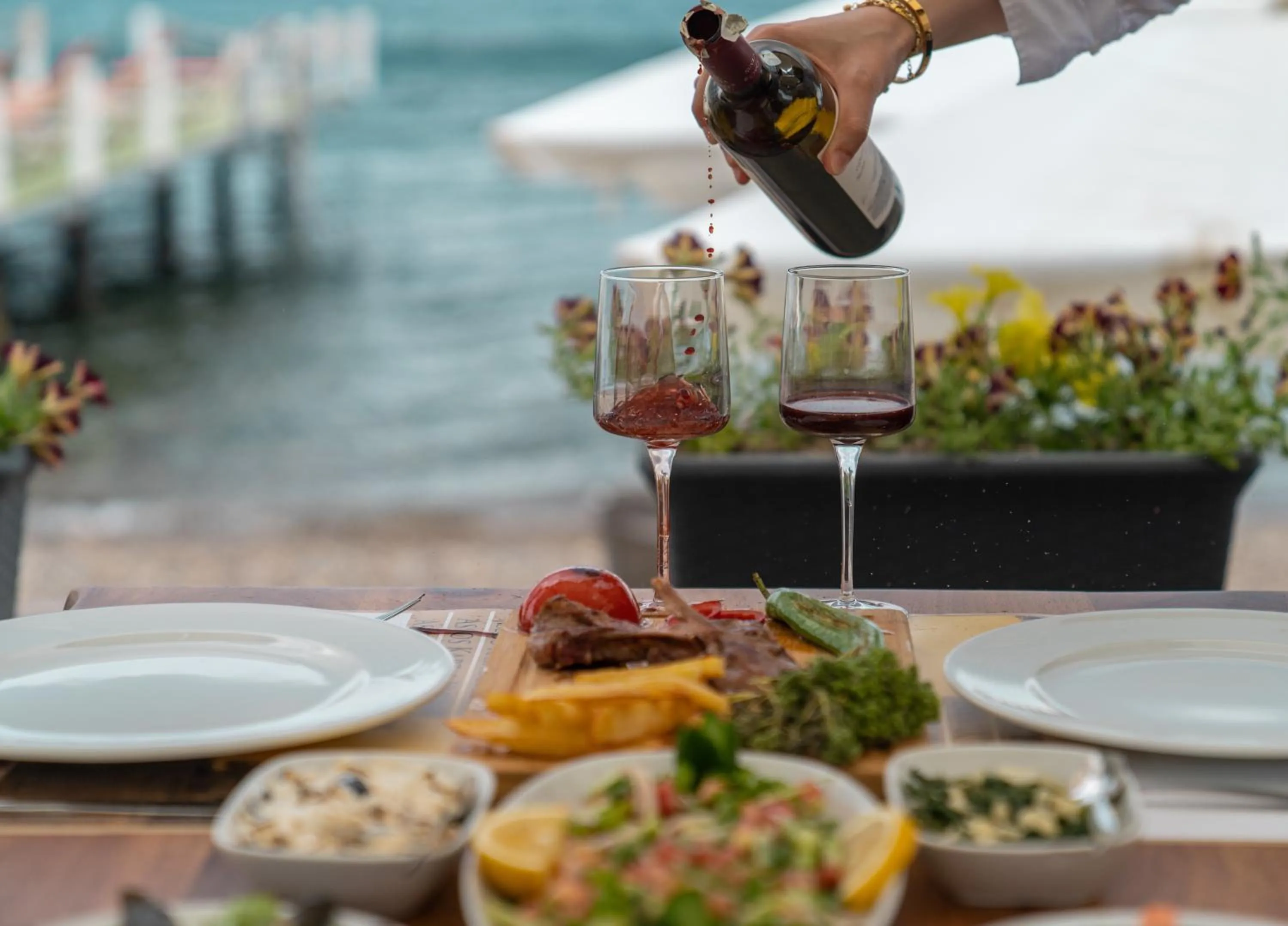 Food in Kayalar Blue Beach Hotel