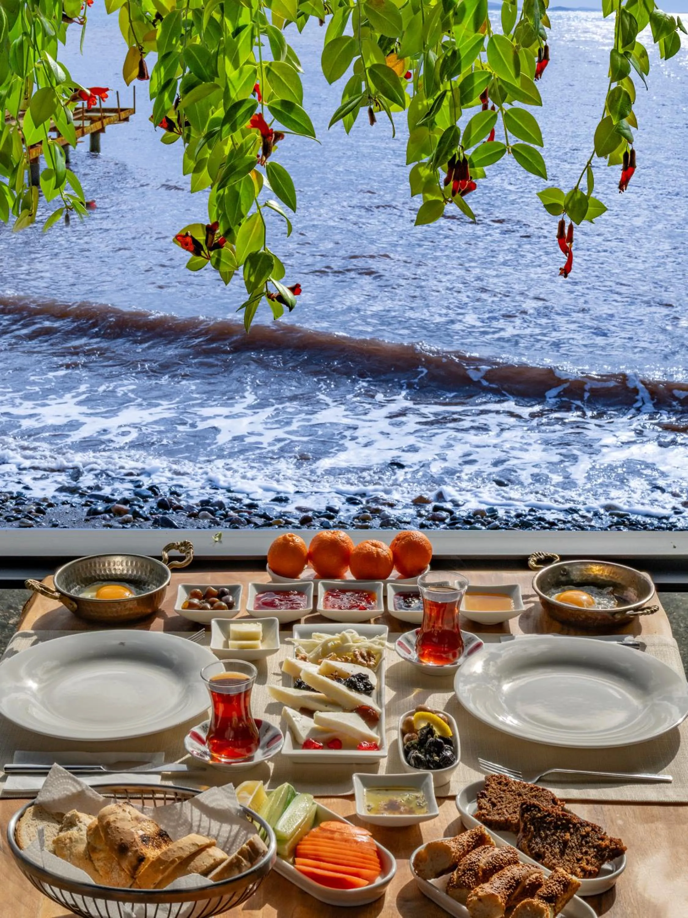 Breakfast in Kayalar Blue Beach Hotel