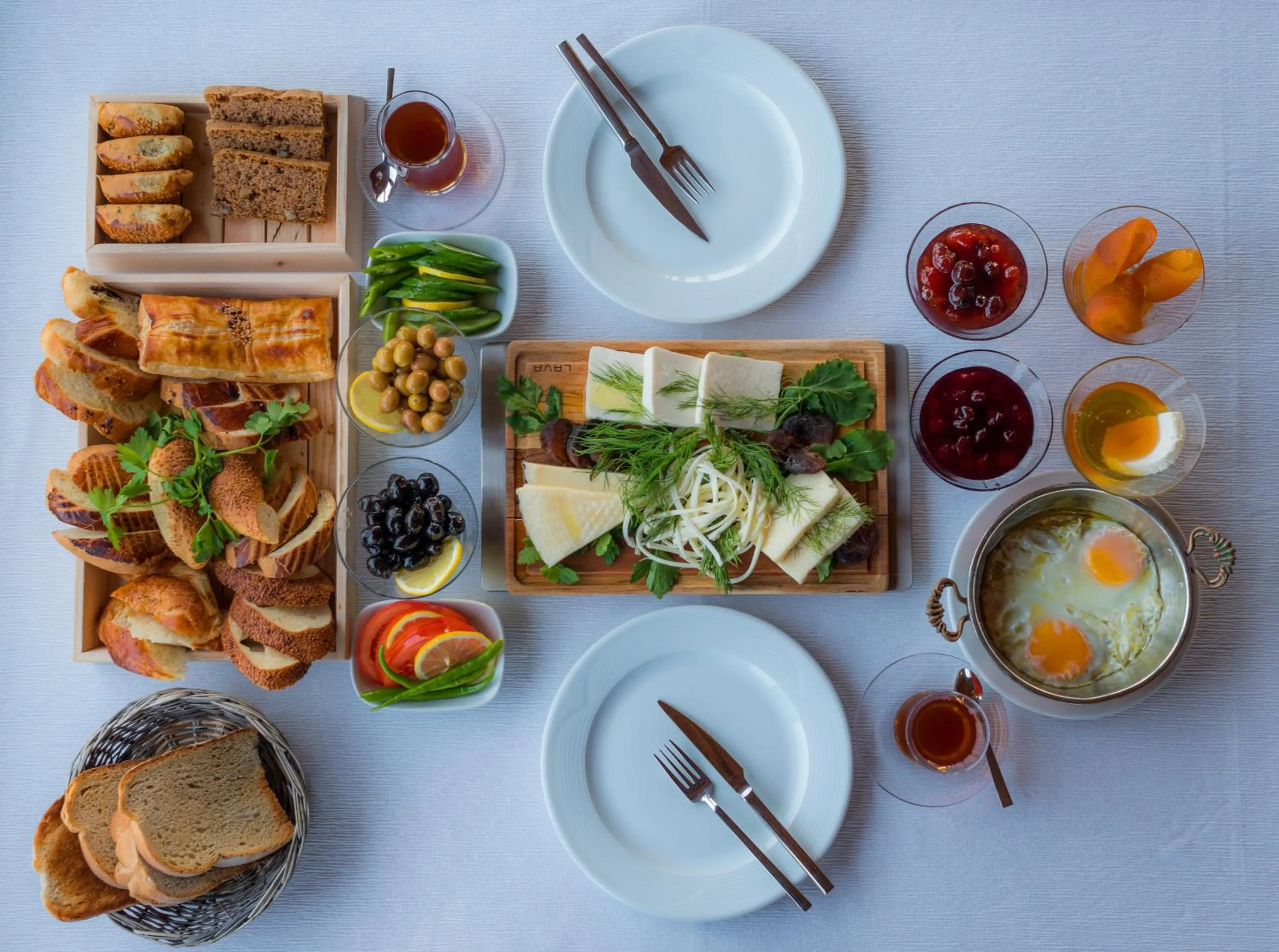 Breakfast in Kayalar Blue Beach Hotel