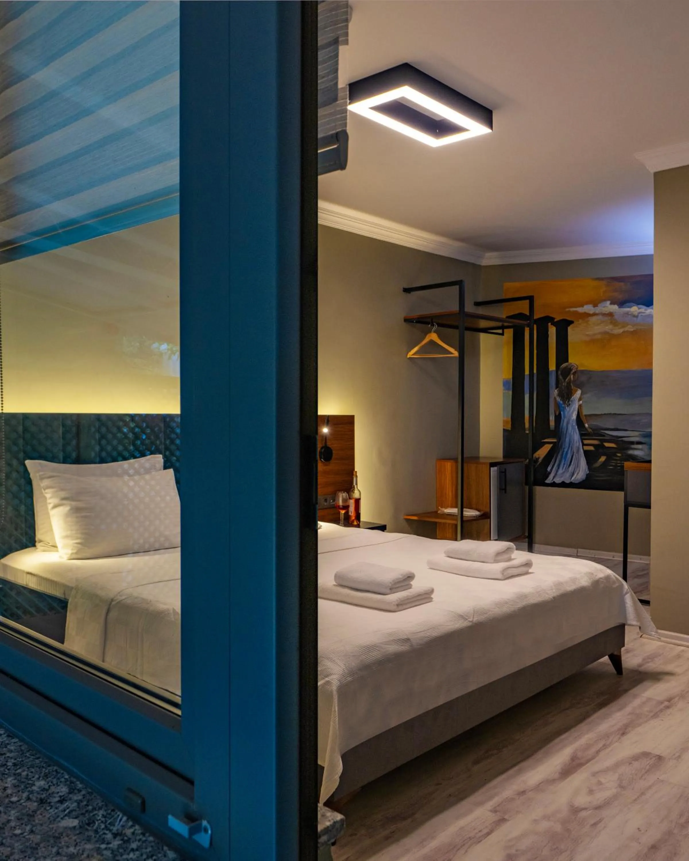 Photo of the whole room, Bed in Kayalar Blue Beach Hotel