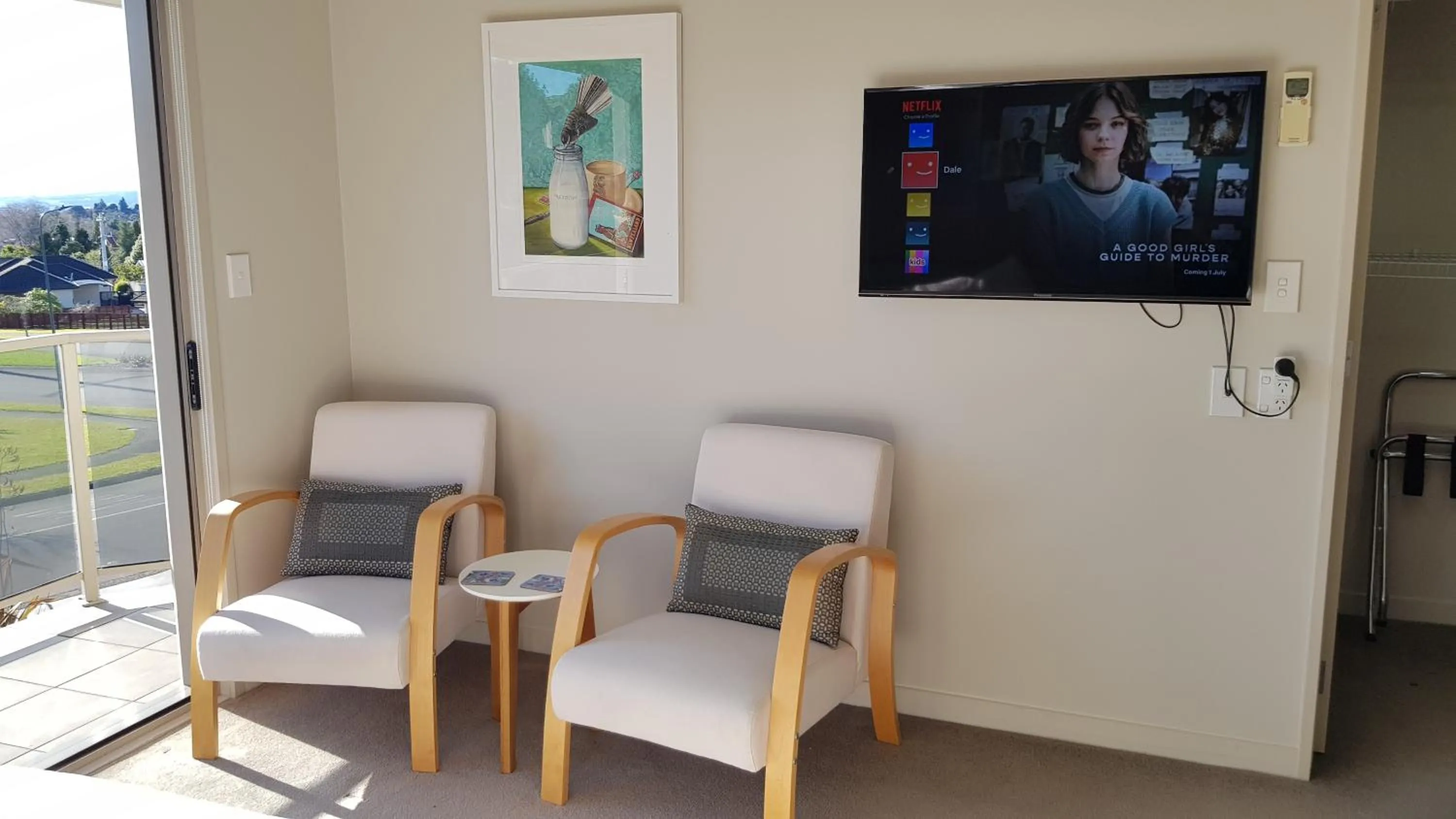 Seating area in Rotorua Views B&B/Apartment