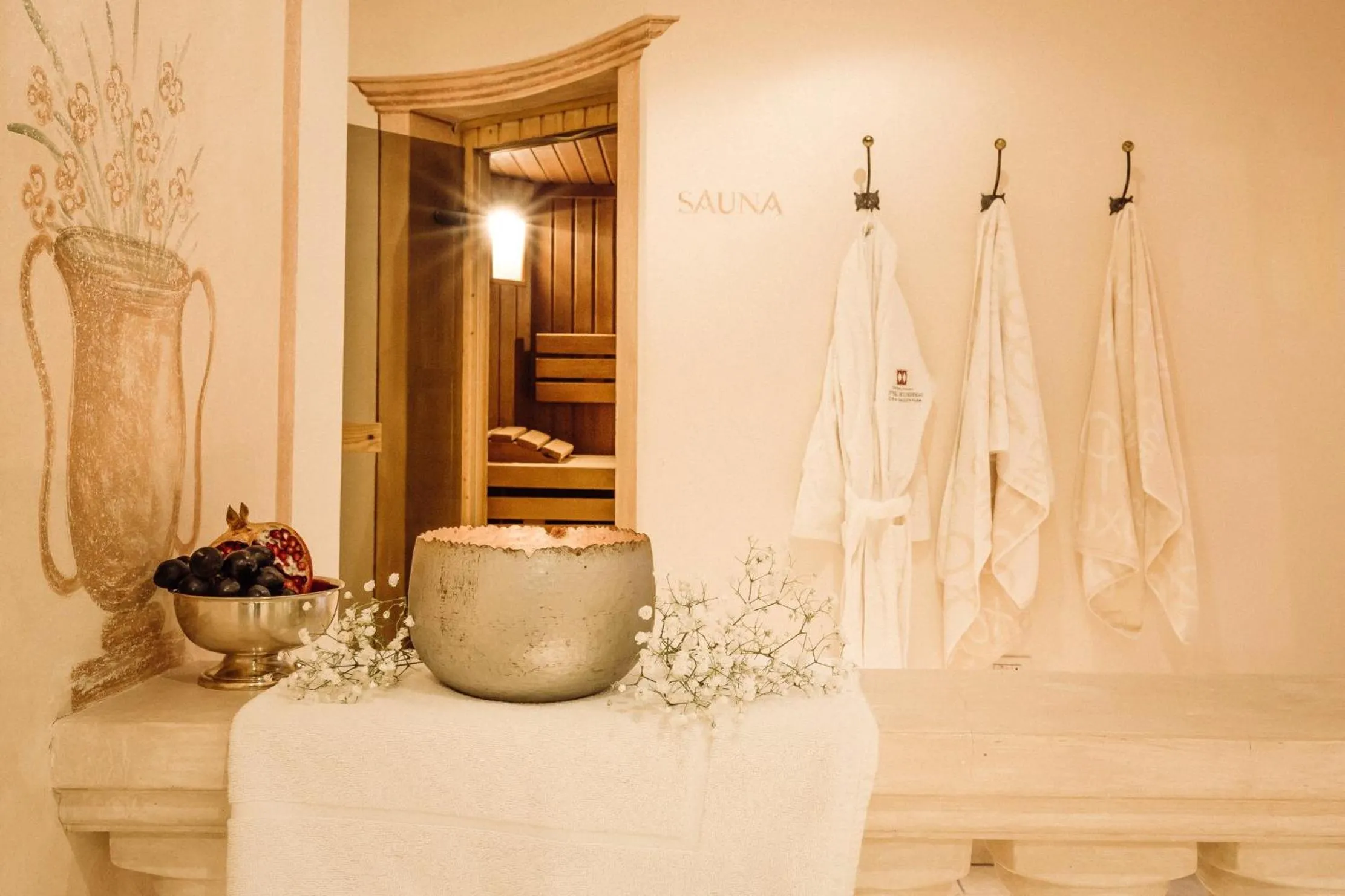 Sauna in Hotel Castel Rundegg (Adults Only)