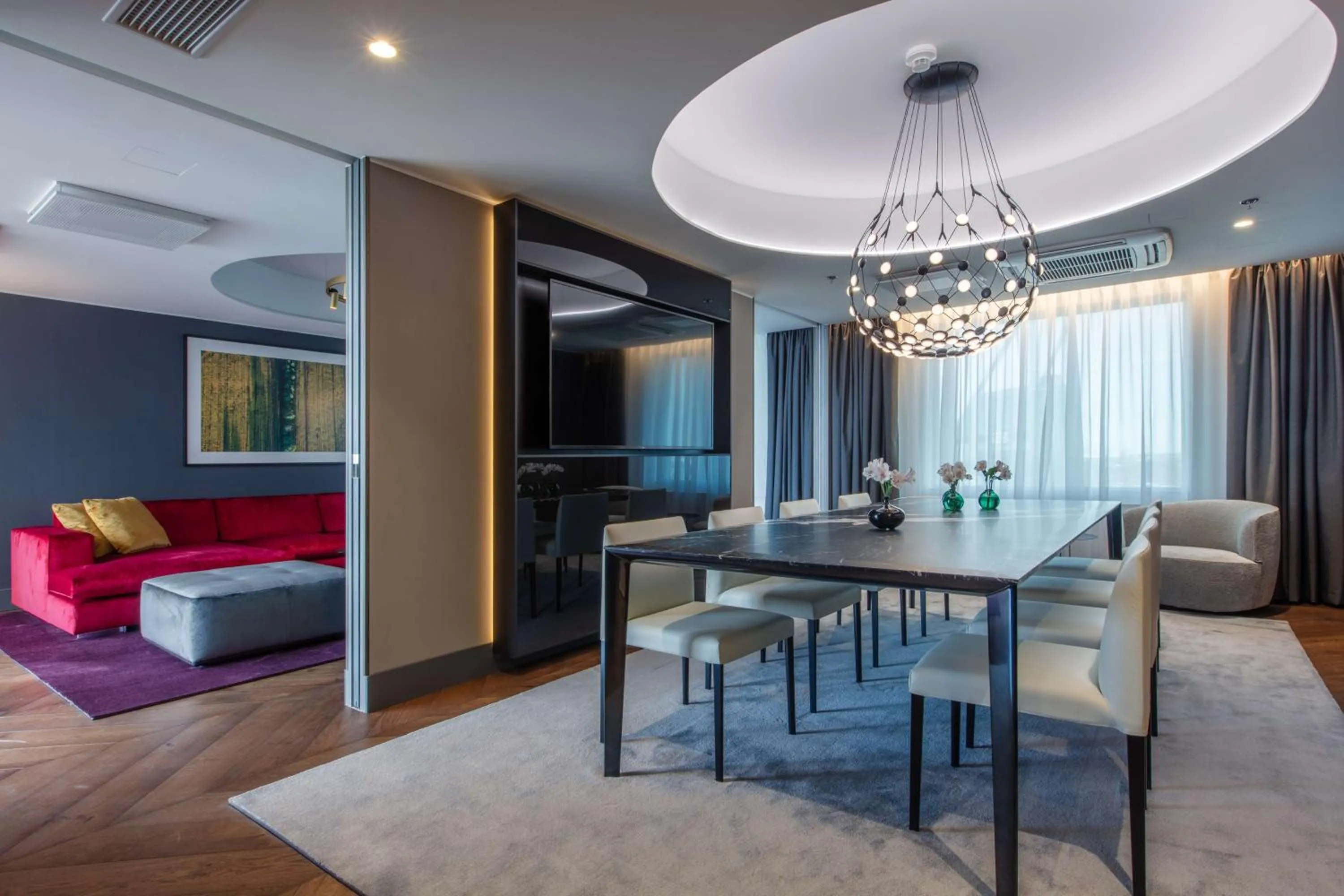 Dining area, Bed in Radisson Collection Hotel, Tallinn