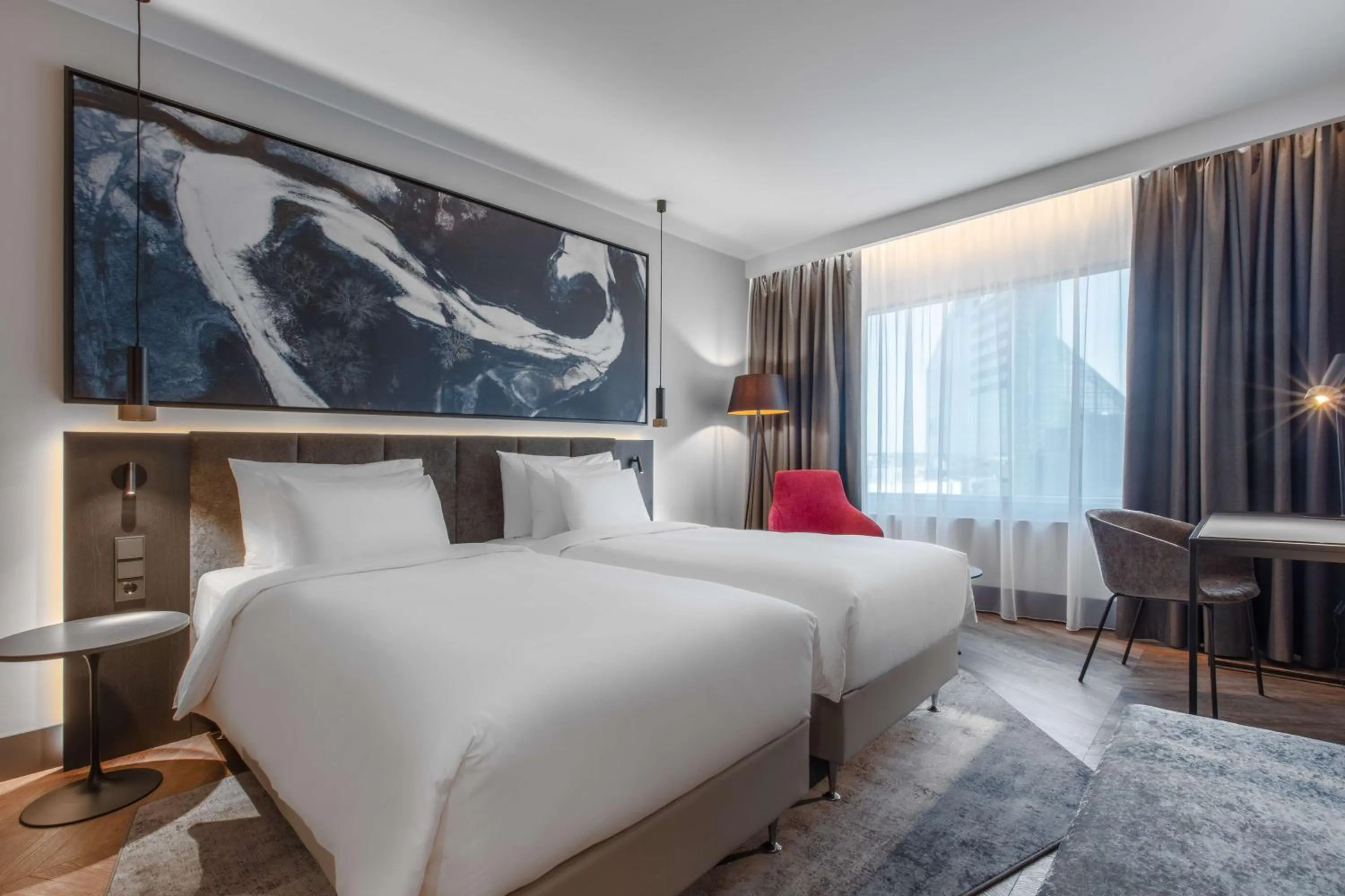 Bed in Radisson Collection Hotel, Tallinn