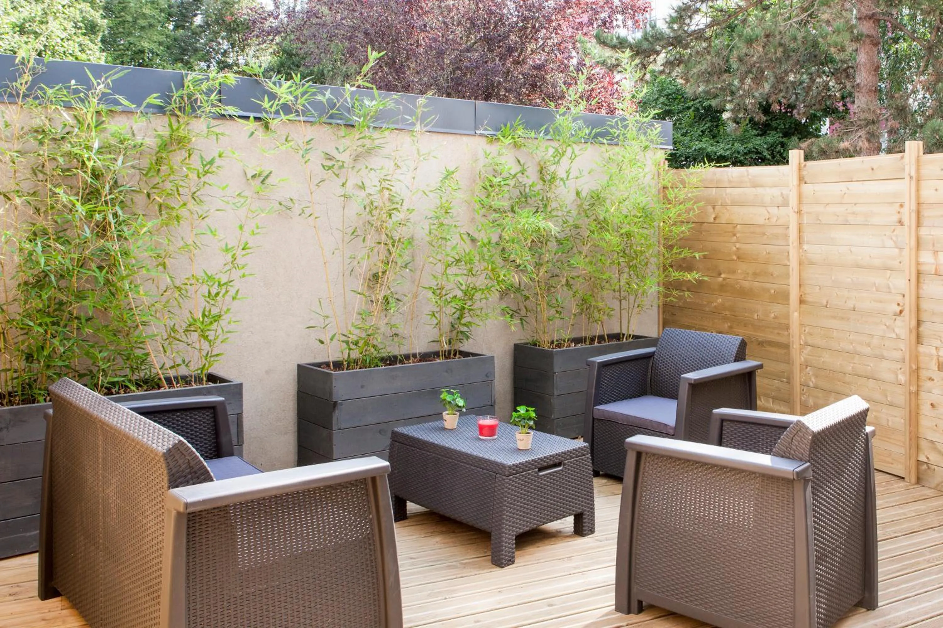 Patio in Résidence Maréchal Leclerc
