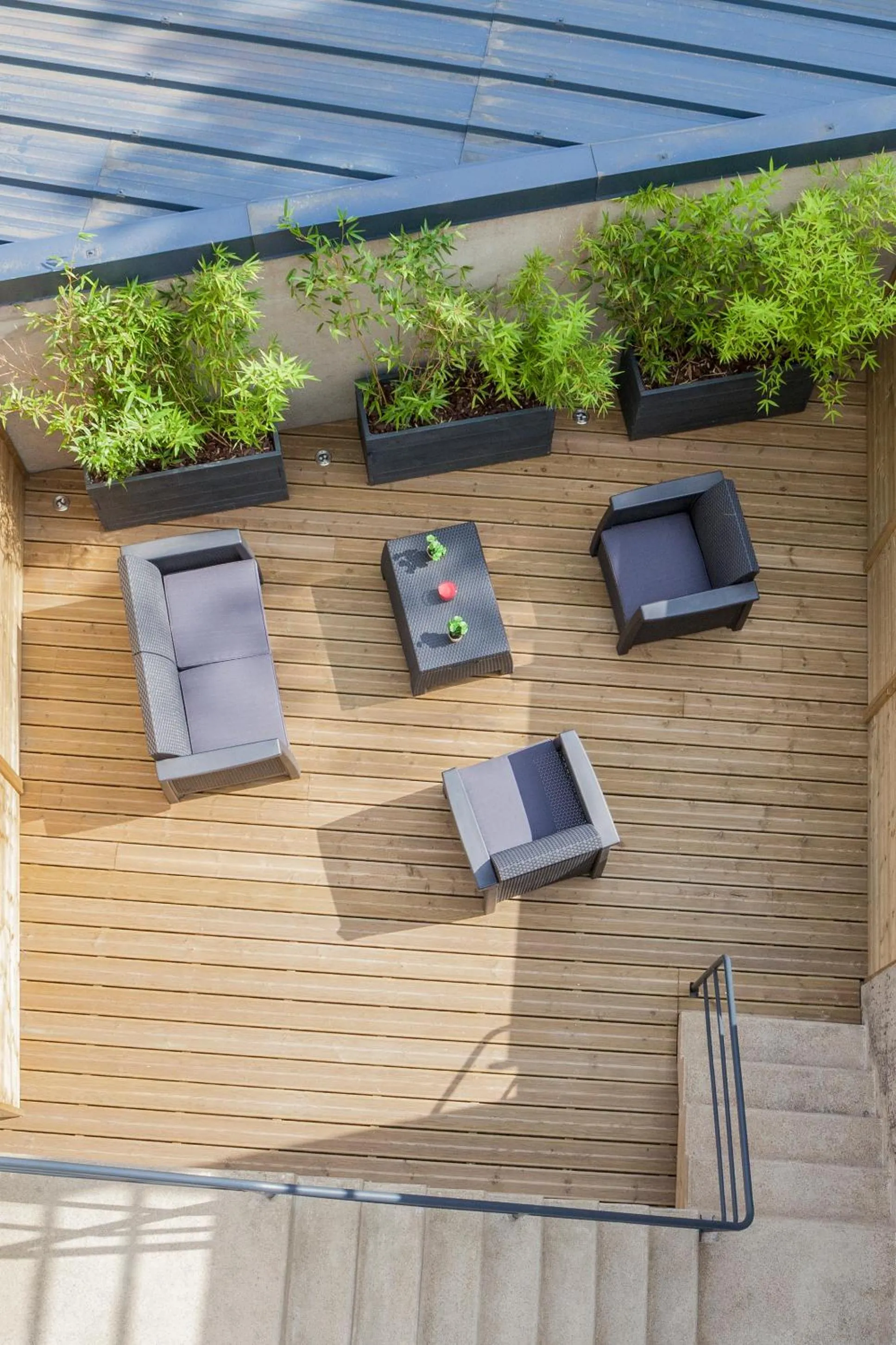 Patio in Résidence Maréchal Leclerc