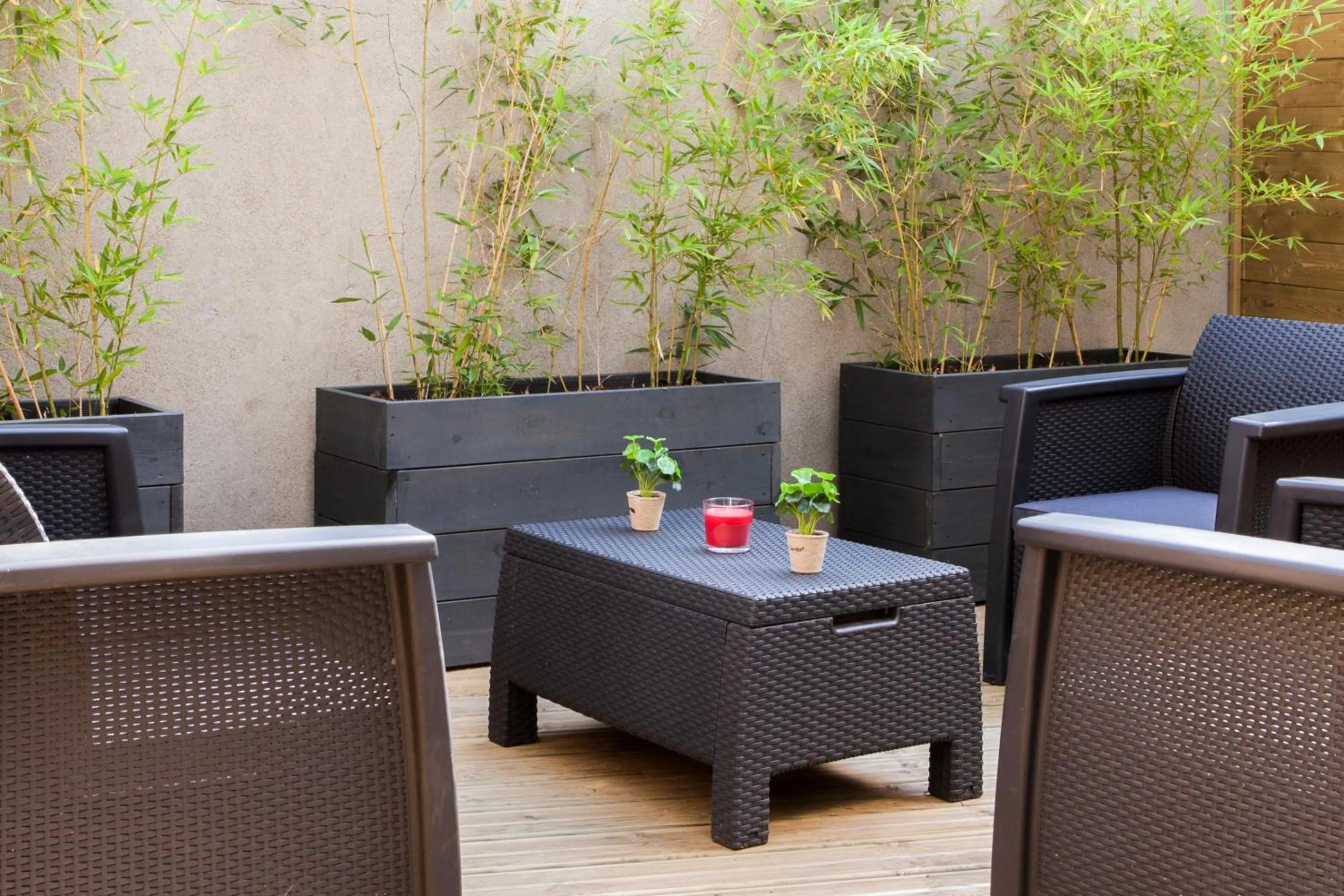 Patio in Résidence Maréchal Leclerc