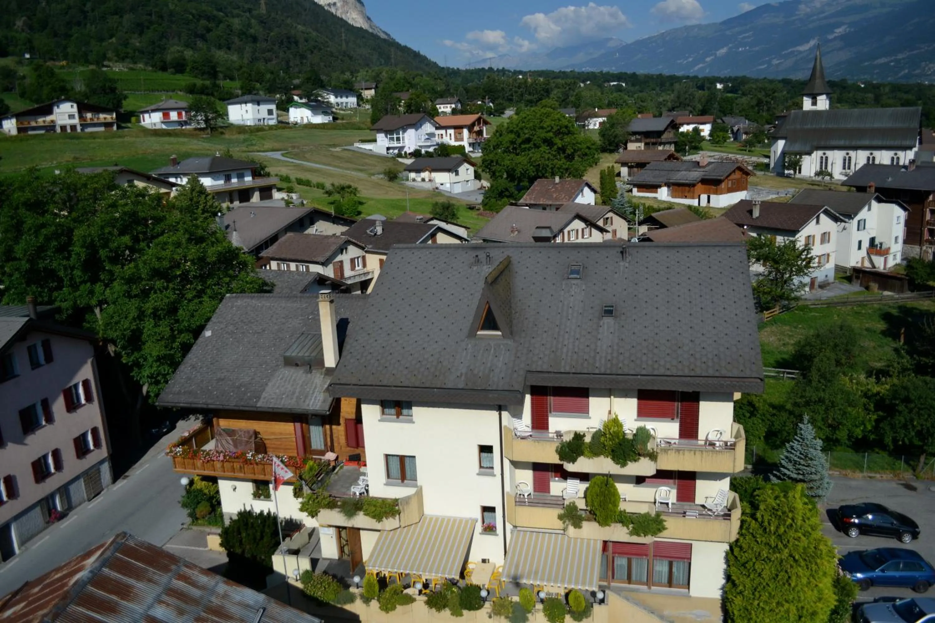 Bird's eye view in Hotel Central