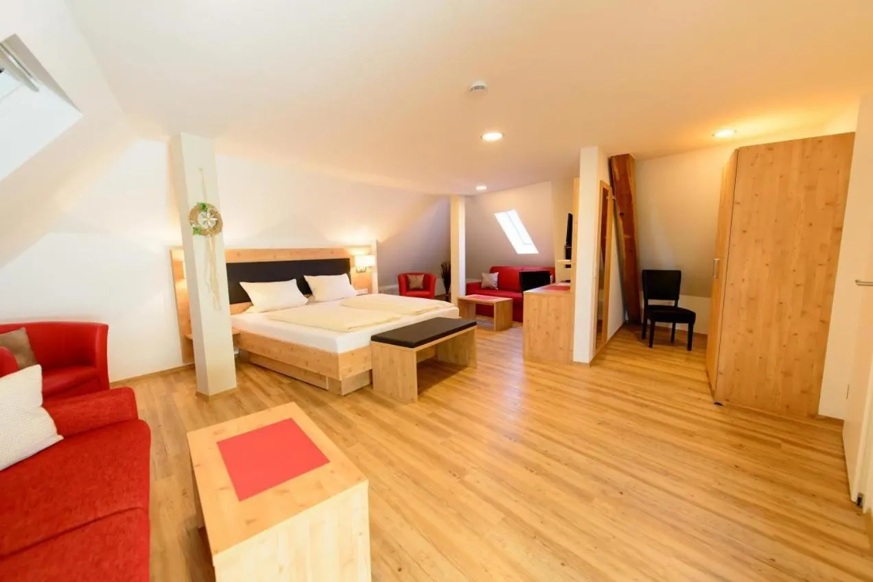 Photo of the whole room, Bed in Hotel Zum Rebstock