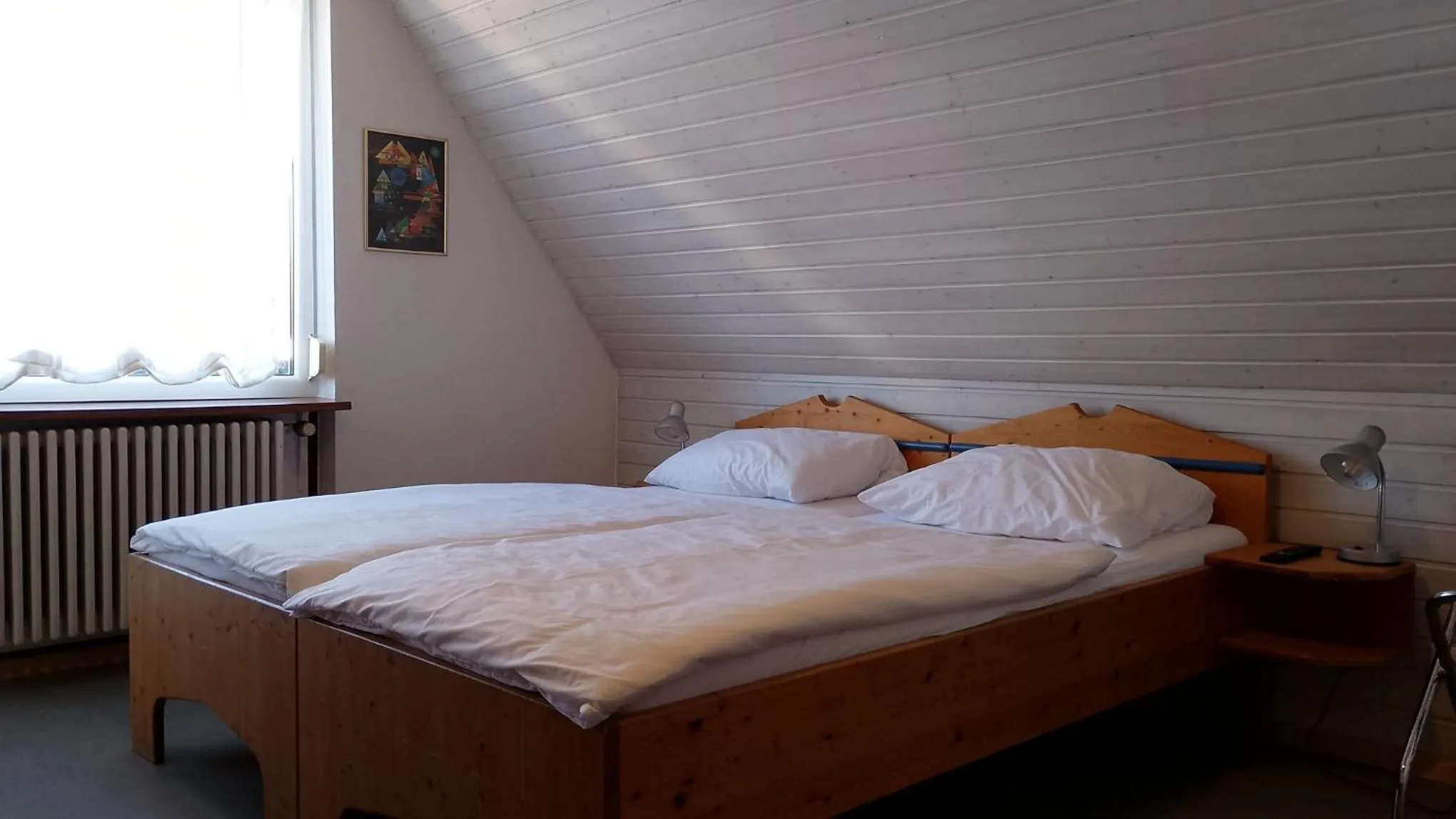 Bed in Hotel Zum Rebstock