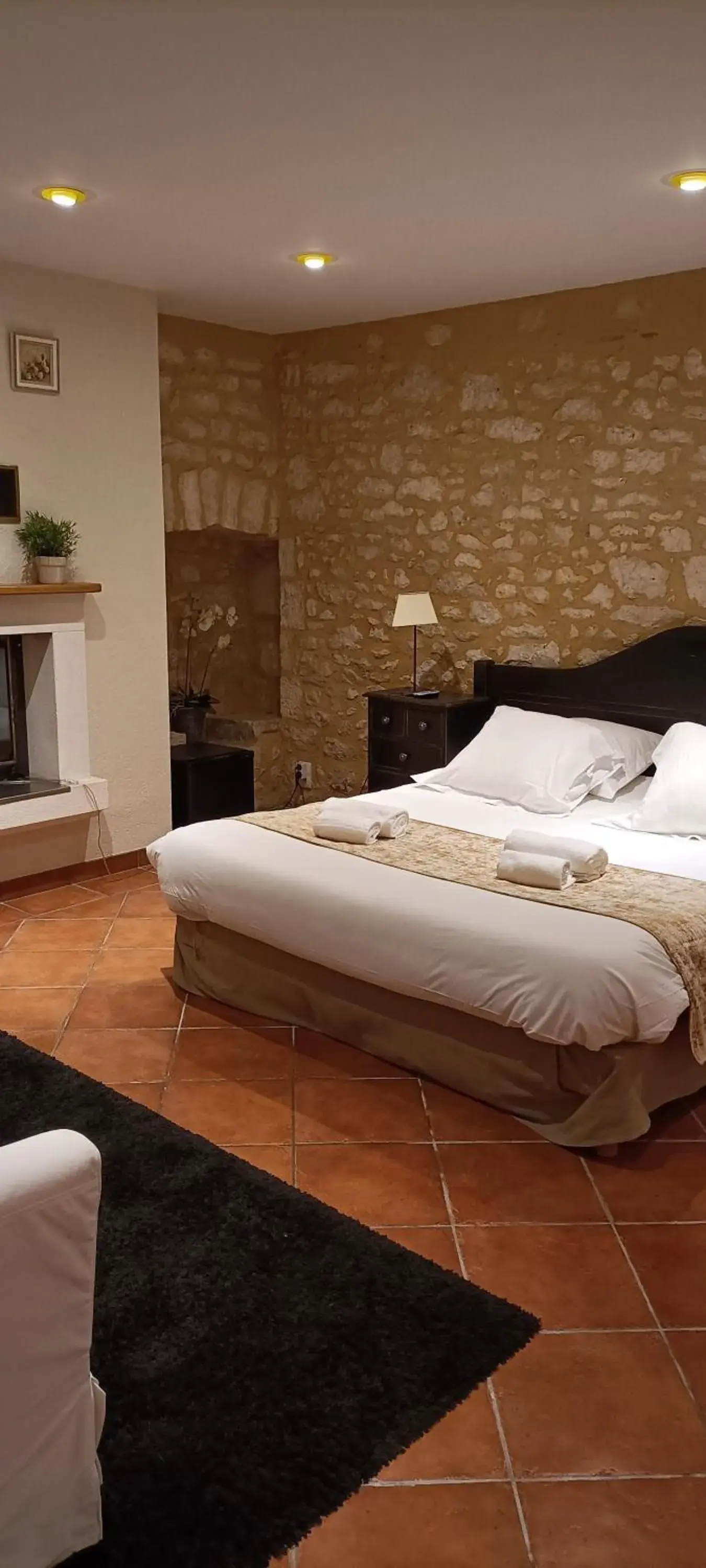 Double Room in Logis Hotel Grangier Double Room in Logis Hotel Grangier