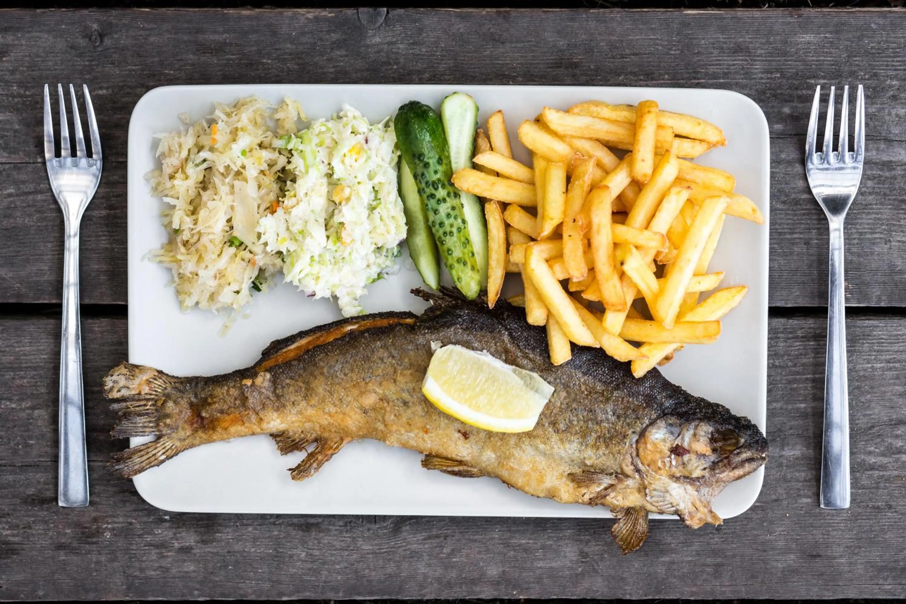Food close-up in Osada Pstrąga