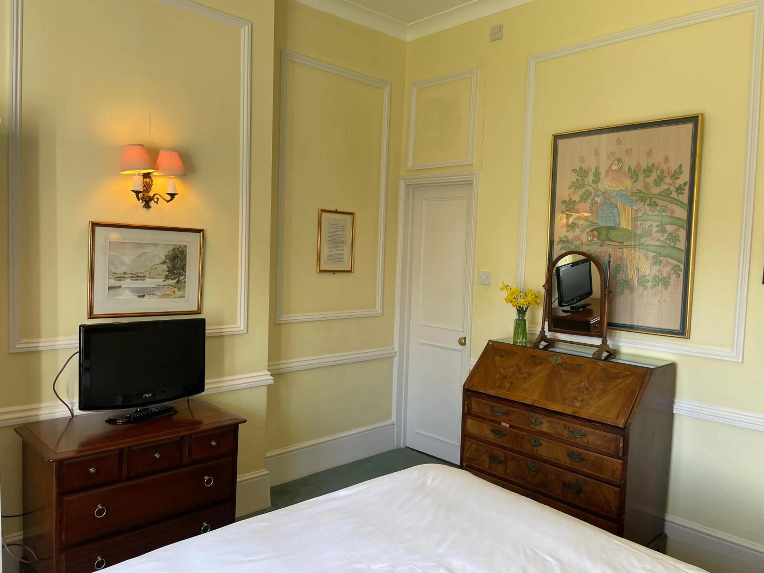 Bedroom, Bed in Langrish House