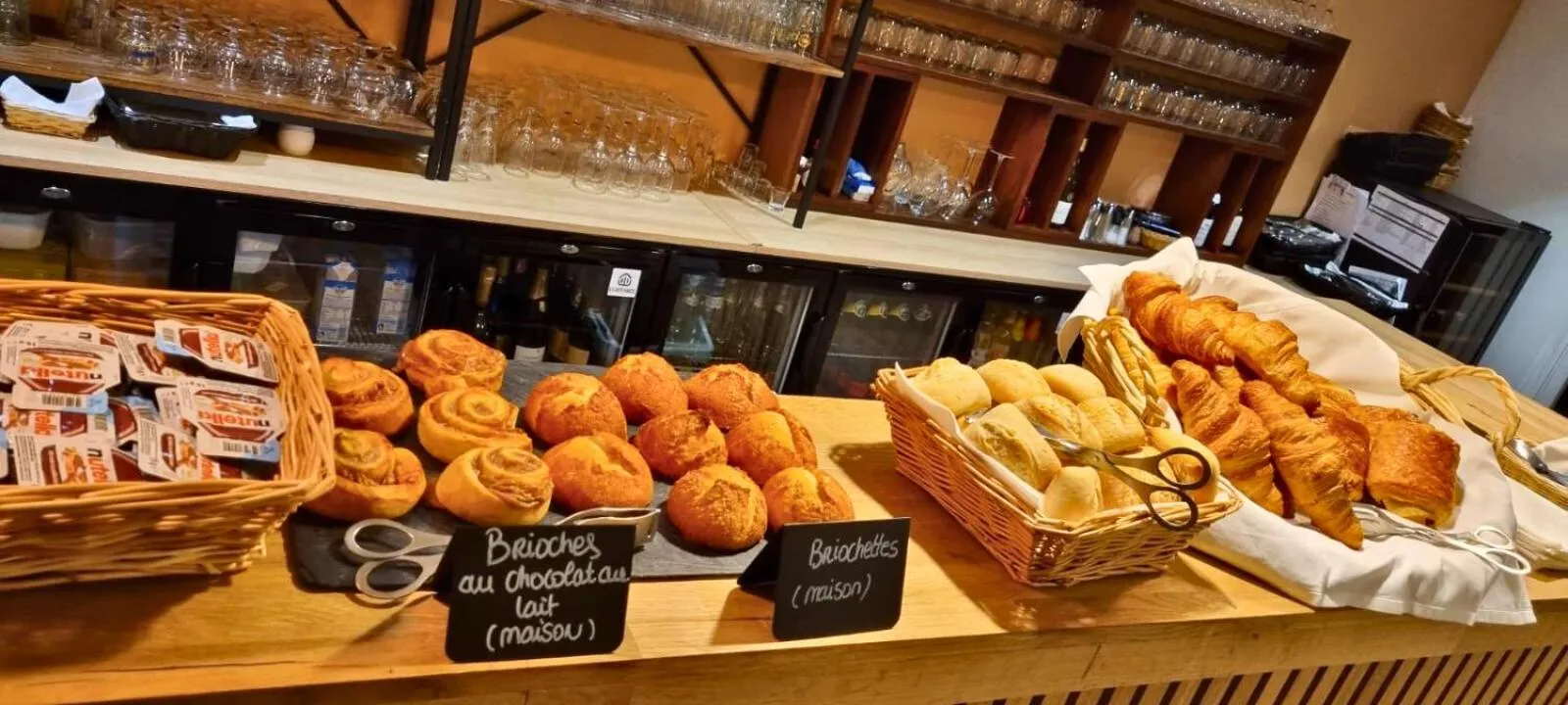 Breakfast in Le Relais de la Sans Fond