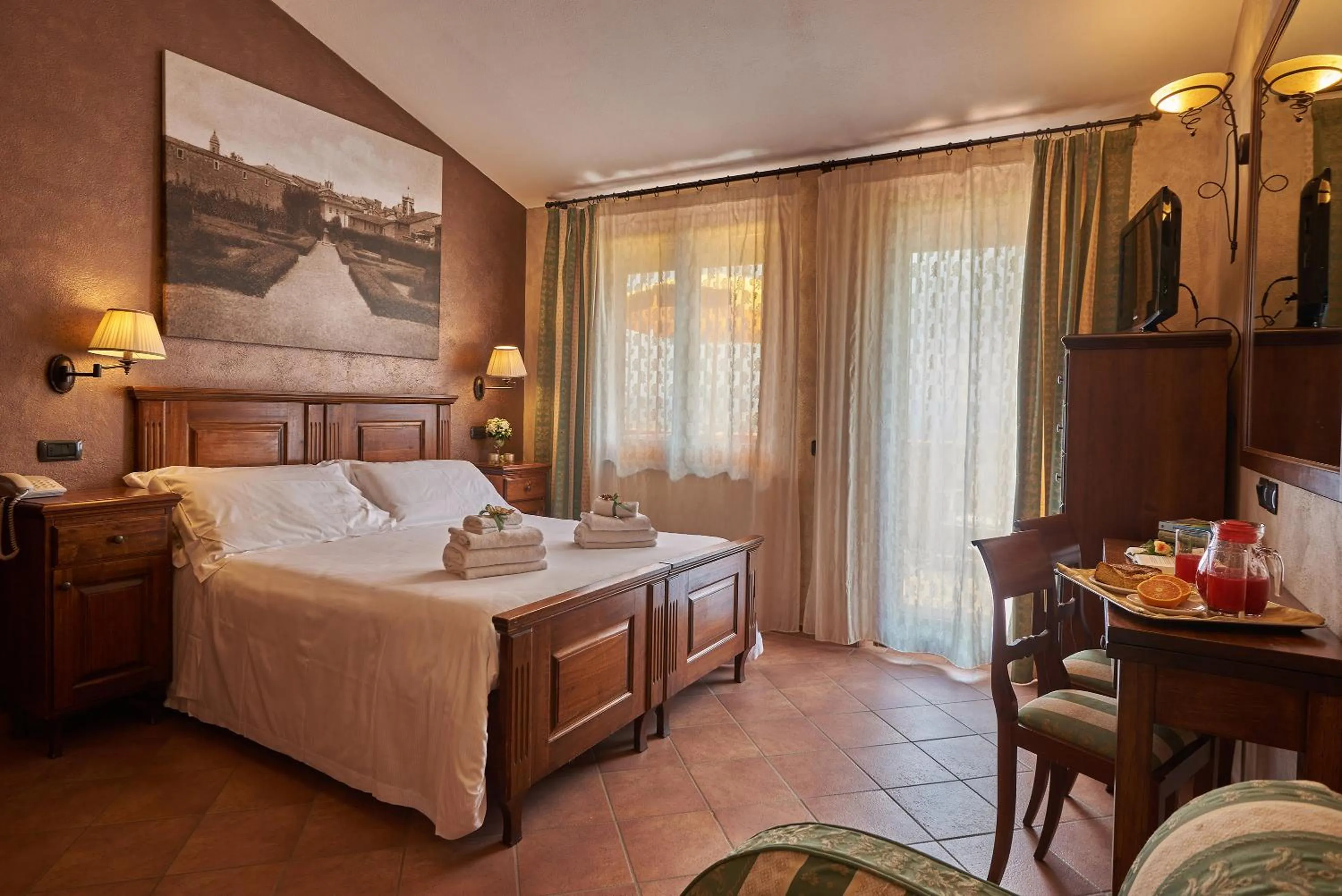 Bedroom, Bed in Casanova - Wellness Center La Grotta Etrusca