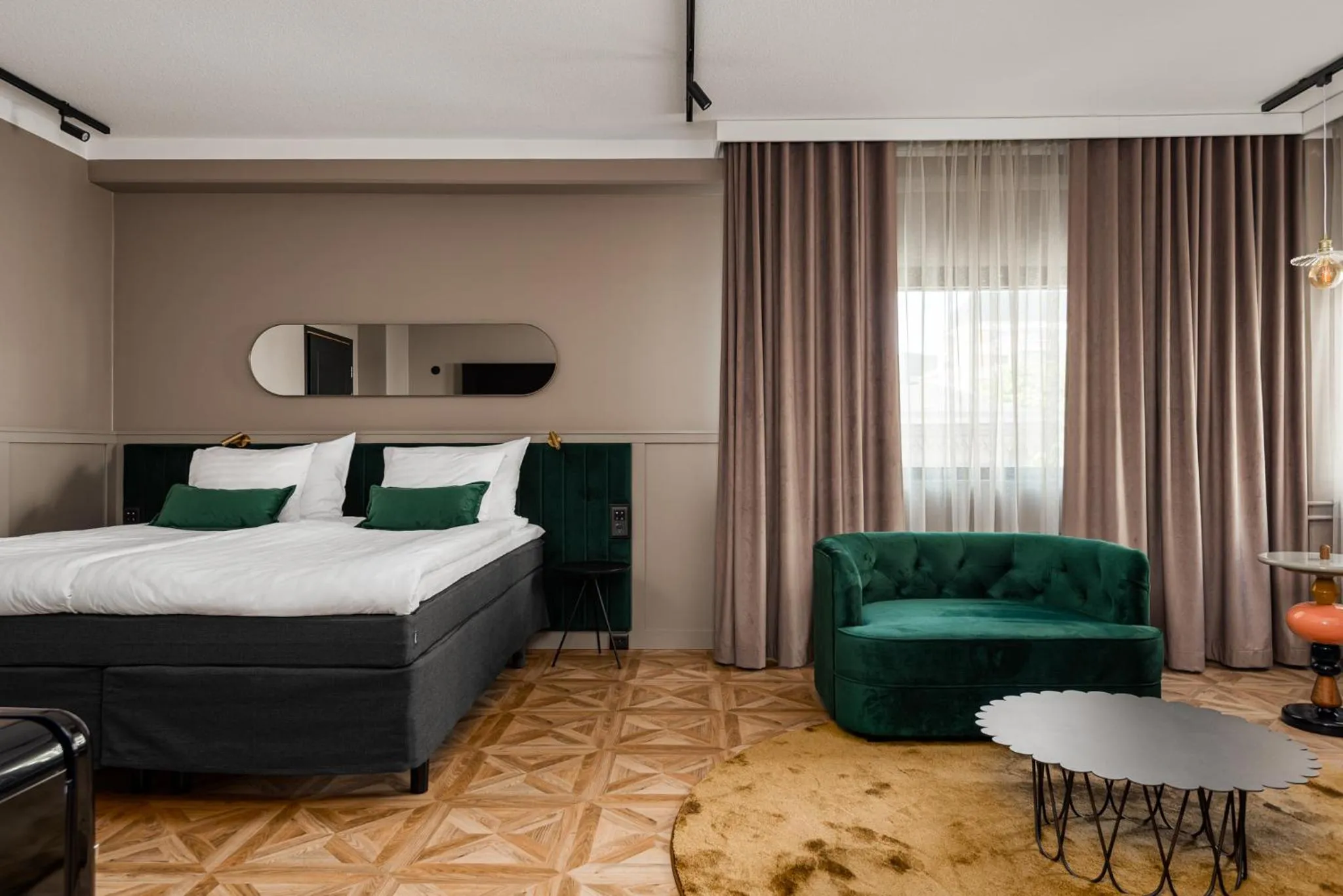 Bed in Original Sokos Hotel Vaakuna Pori