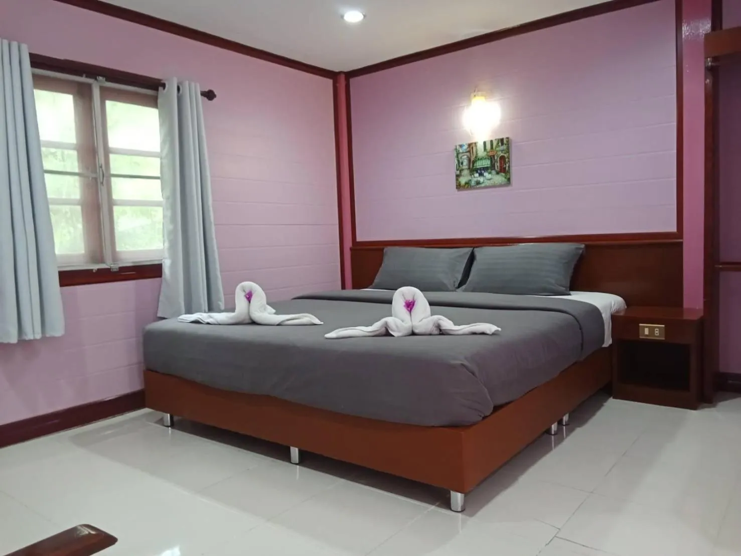 Bed in Haad Somboon House
