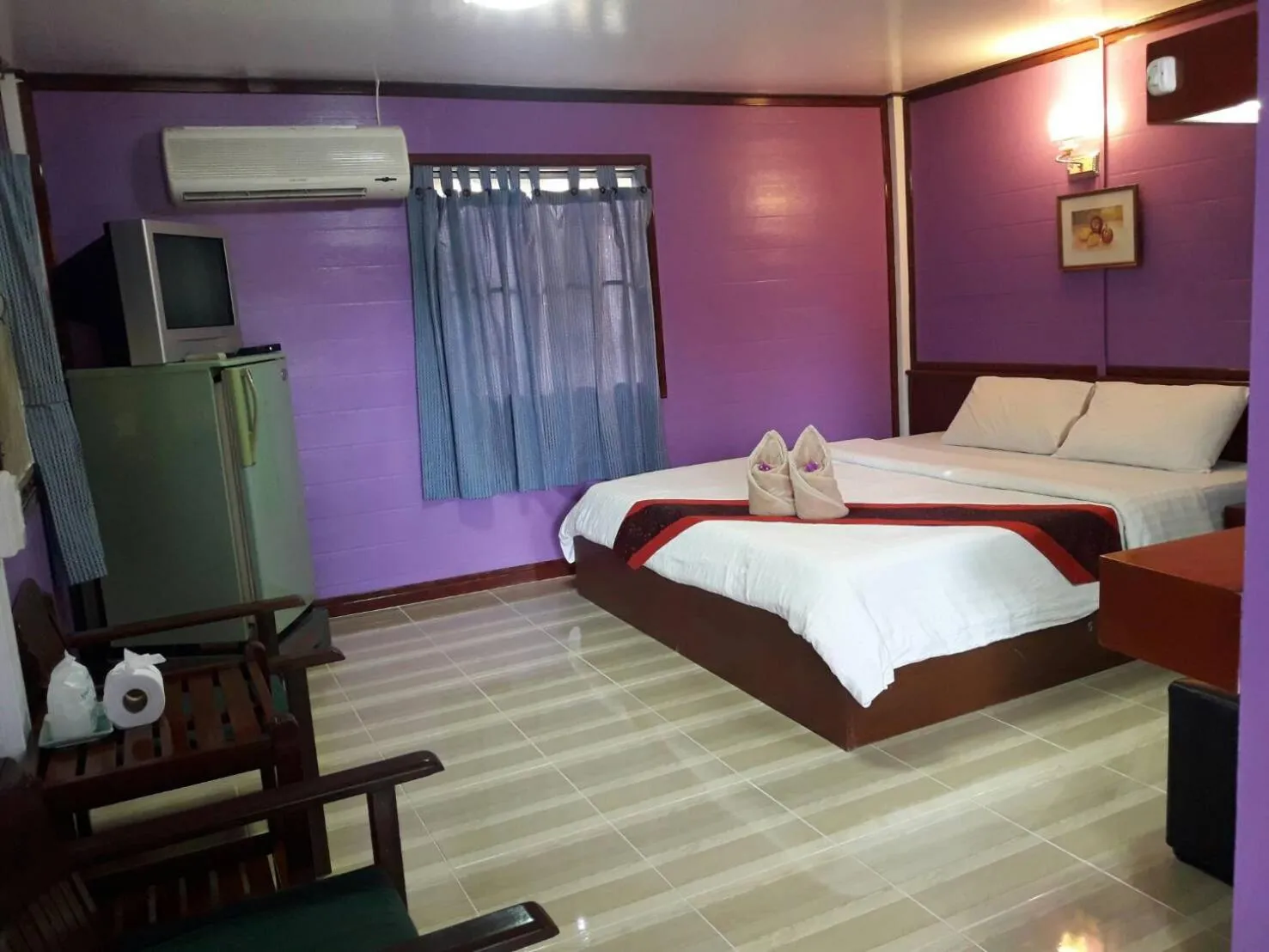 Bed in Haad Somboon House