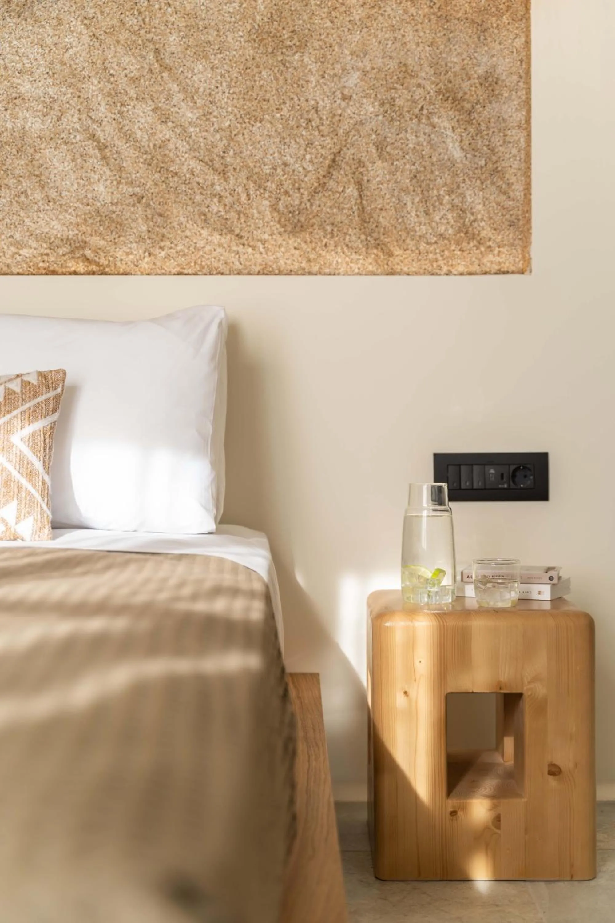 Photo of the whole room, Bed in Philosophy of Mykonos Boutique Hotel