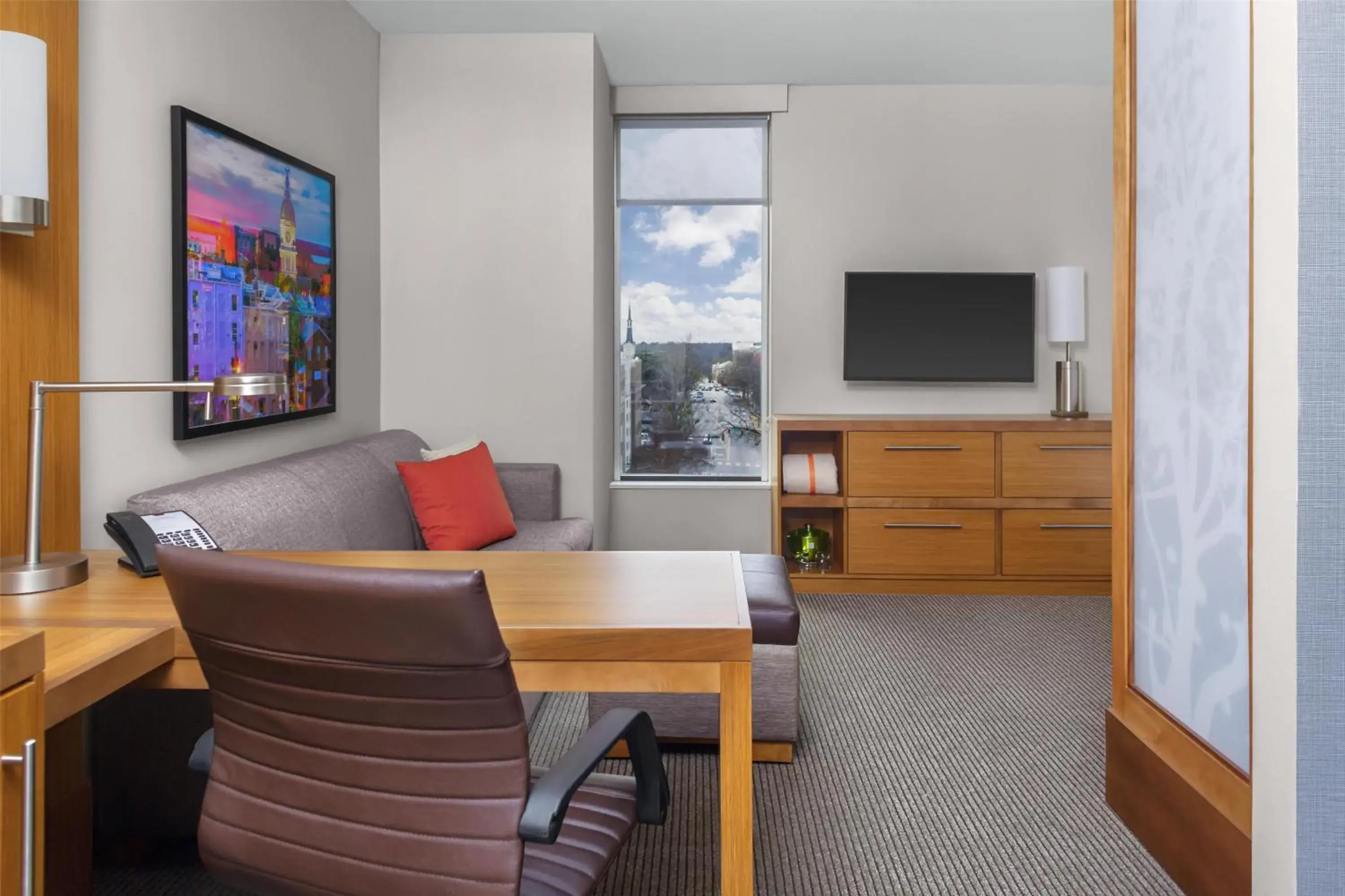 Bedroom in Hyatt Place Athens Downtown Bedroom in Hyatt Place Athens Downtown